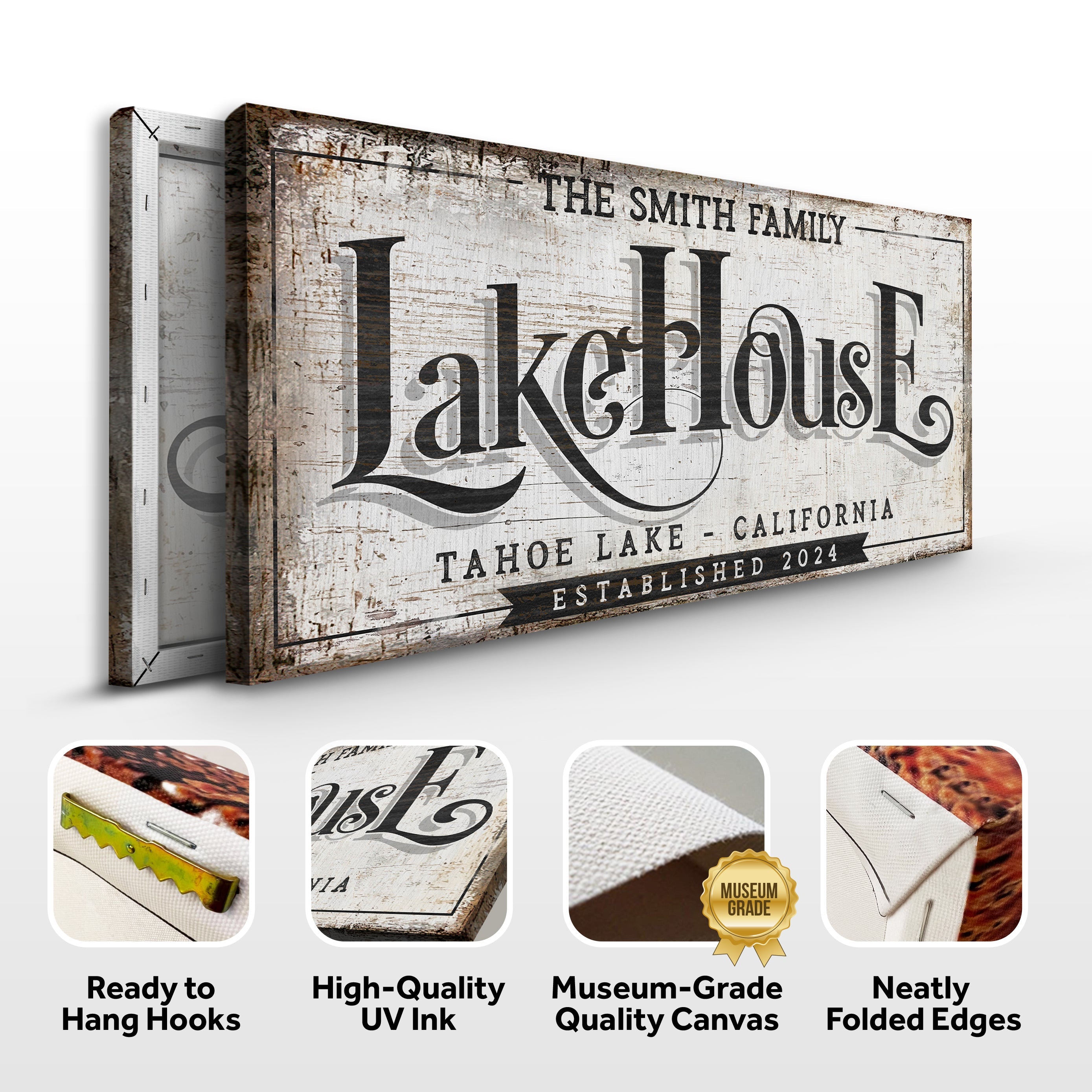 Lake House Sign XI on sale at MyriadMart