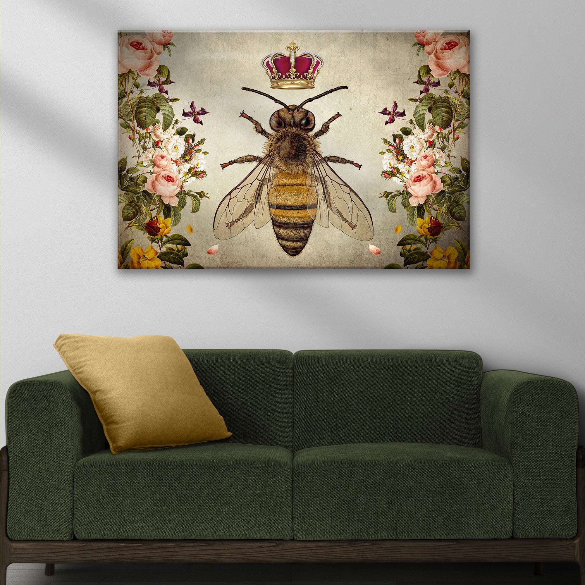 Hail Queen Bee Canvas Wall Art on sale at MyriadMart