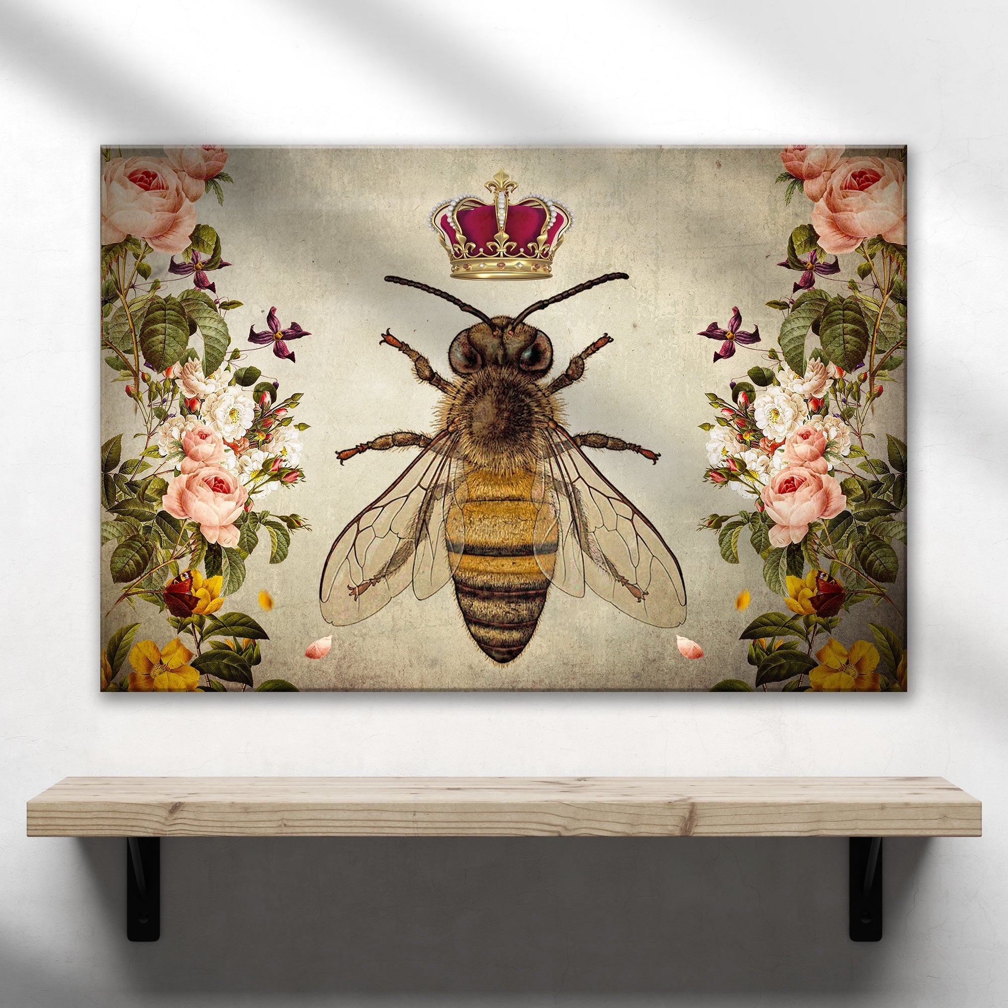 Hail Queen Bee Canvas Wall Art on sale at MyriadMart