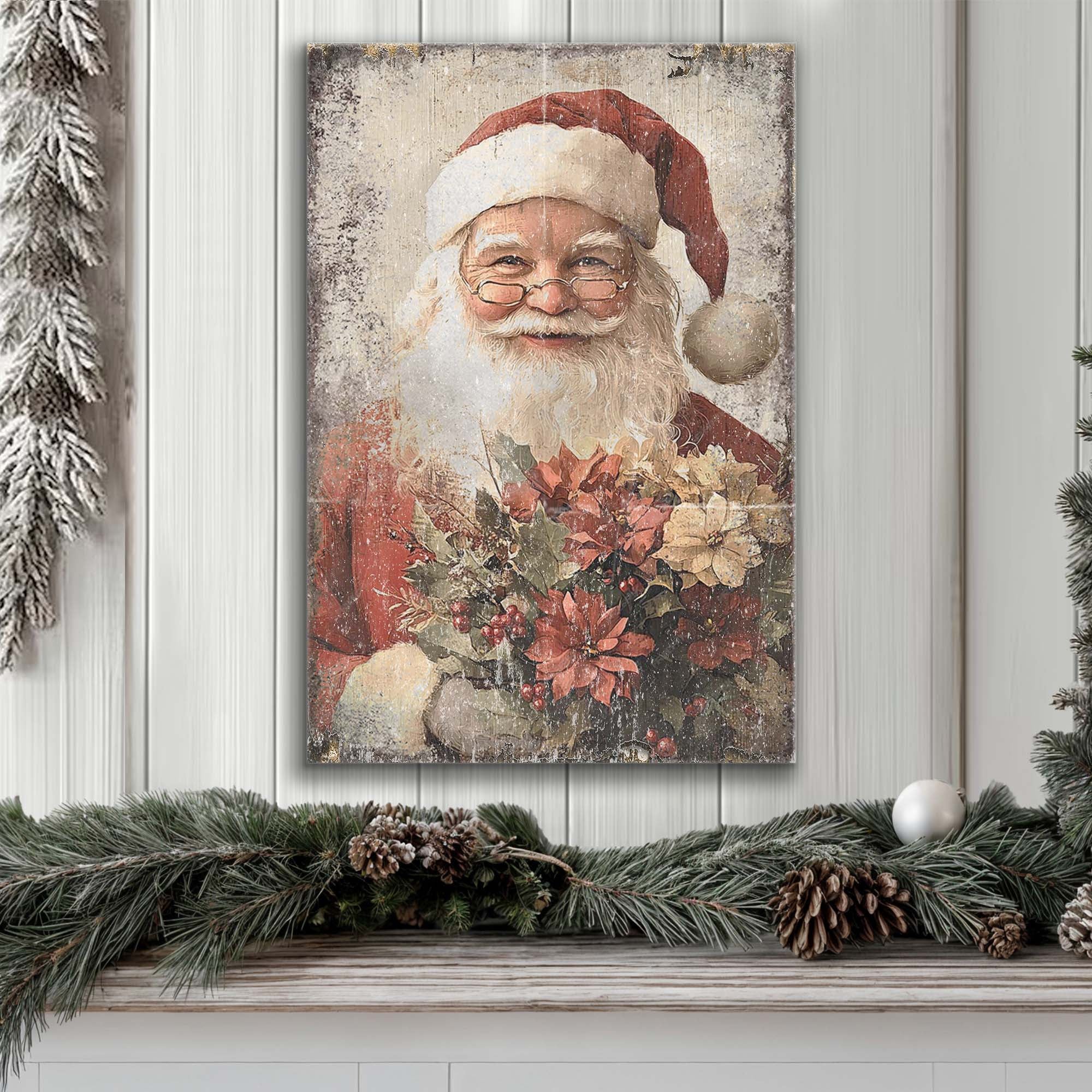 Vintage Christmas Santa Claus Wall Art on sale at MyriadMart