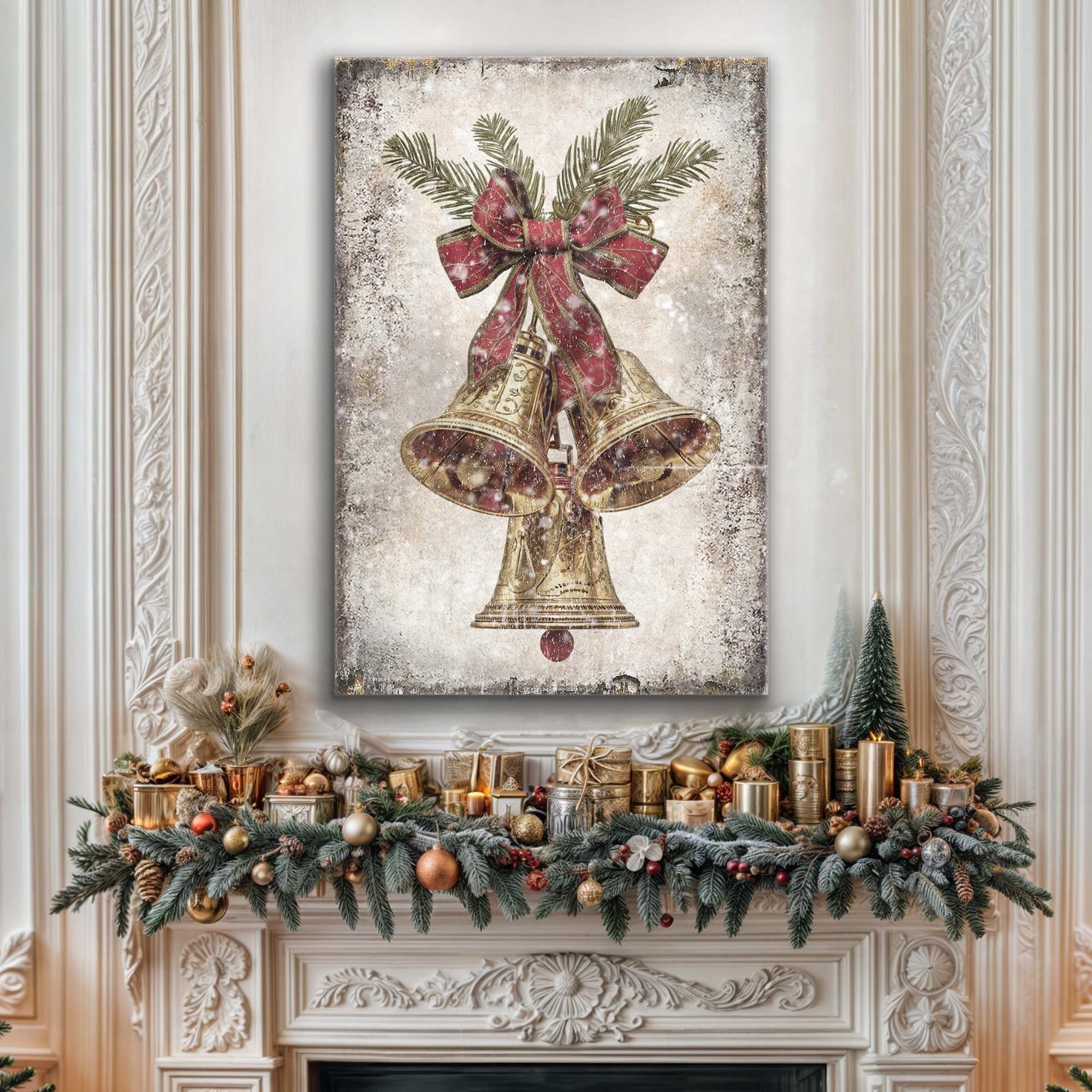 Vintage Christmas Bells Wall Art on sale at MyriadMart