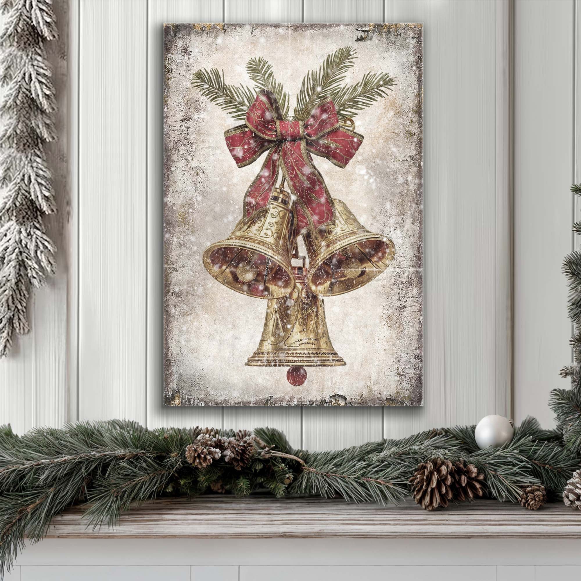 Vintage Christmas Bells Wall Art on sale at MyriadMart
