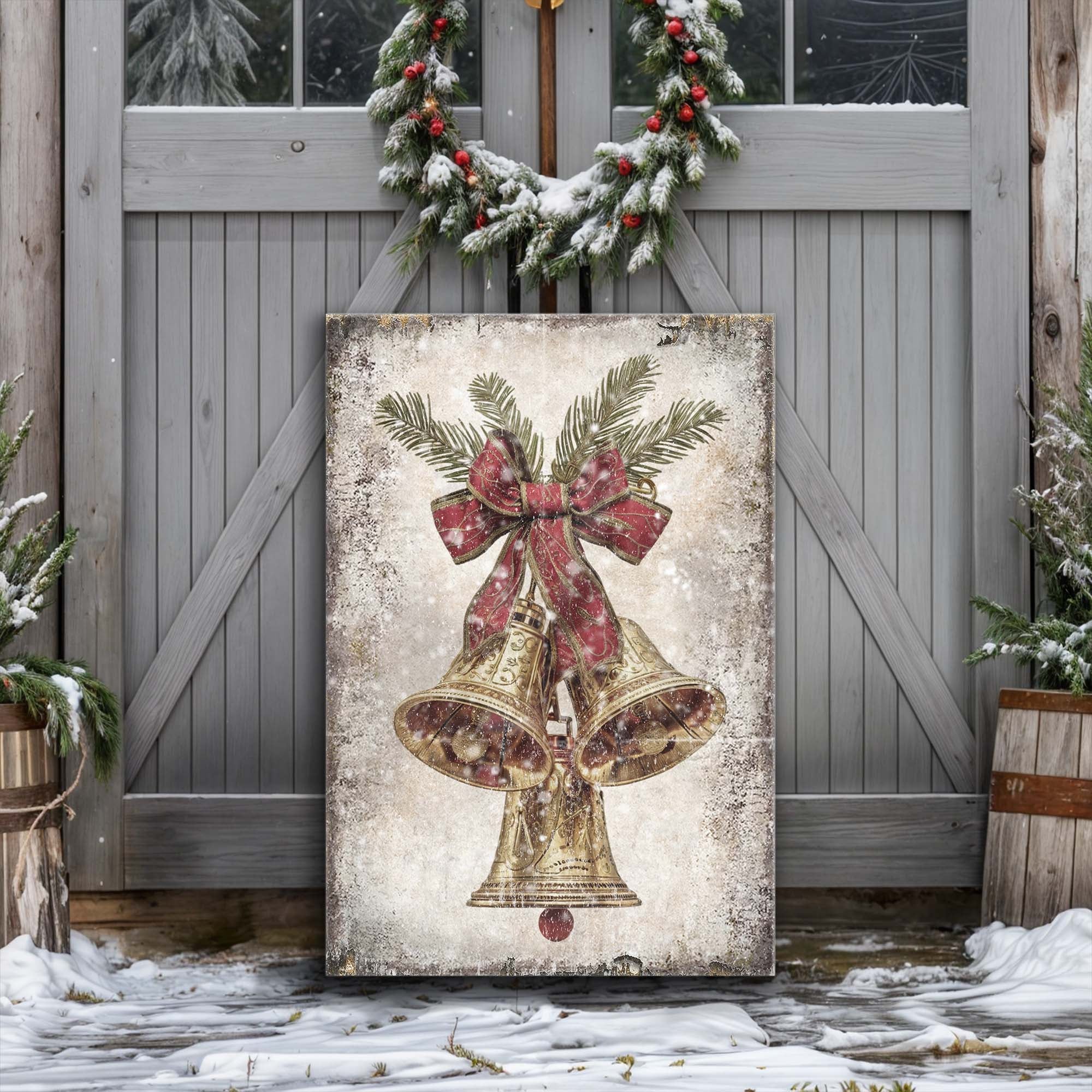 Vintage Christmas Bells Wall Art on sale at MyriadMart