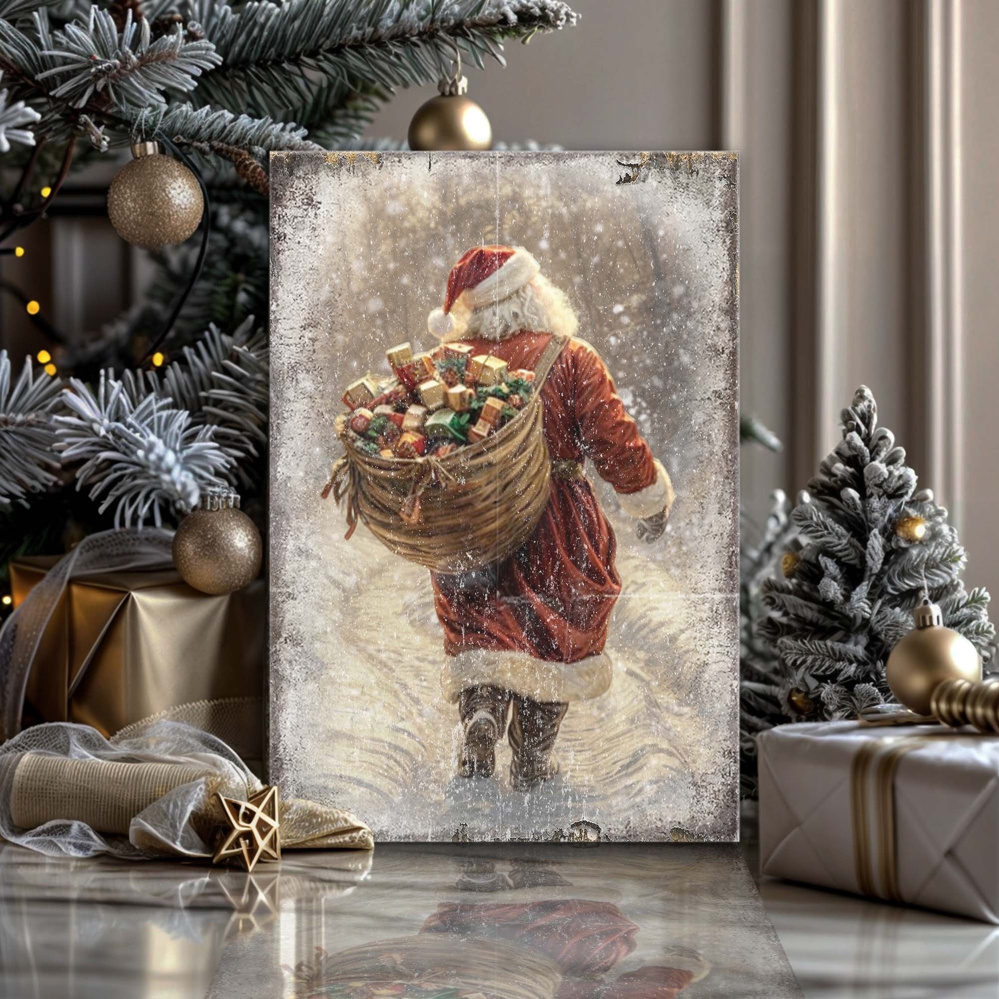 Vintage Christmas Santa Claus Wall Art II on sale at MyriadMart