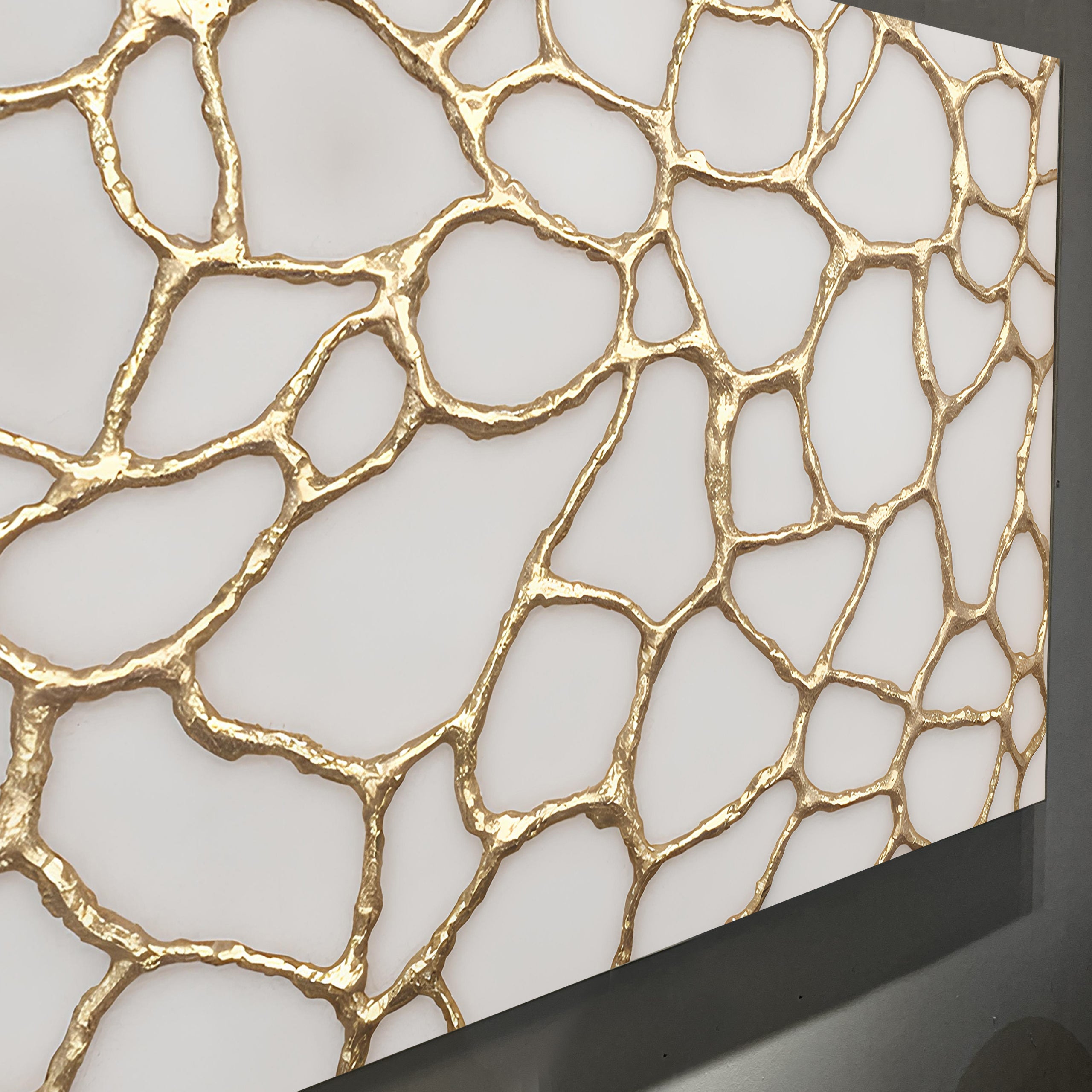 Golden Neurons Wall Art on sale at MyriadMart