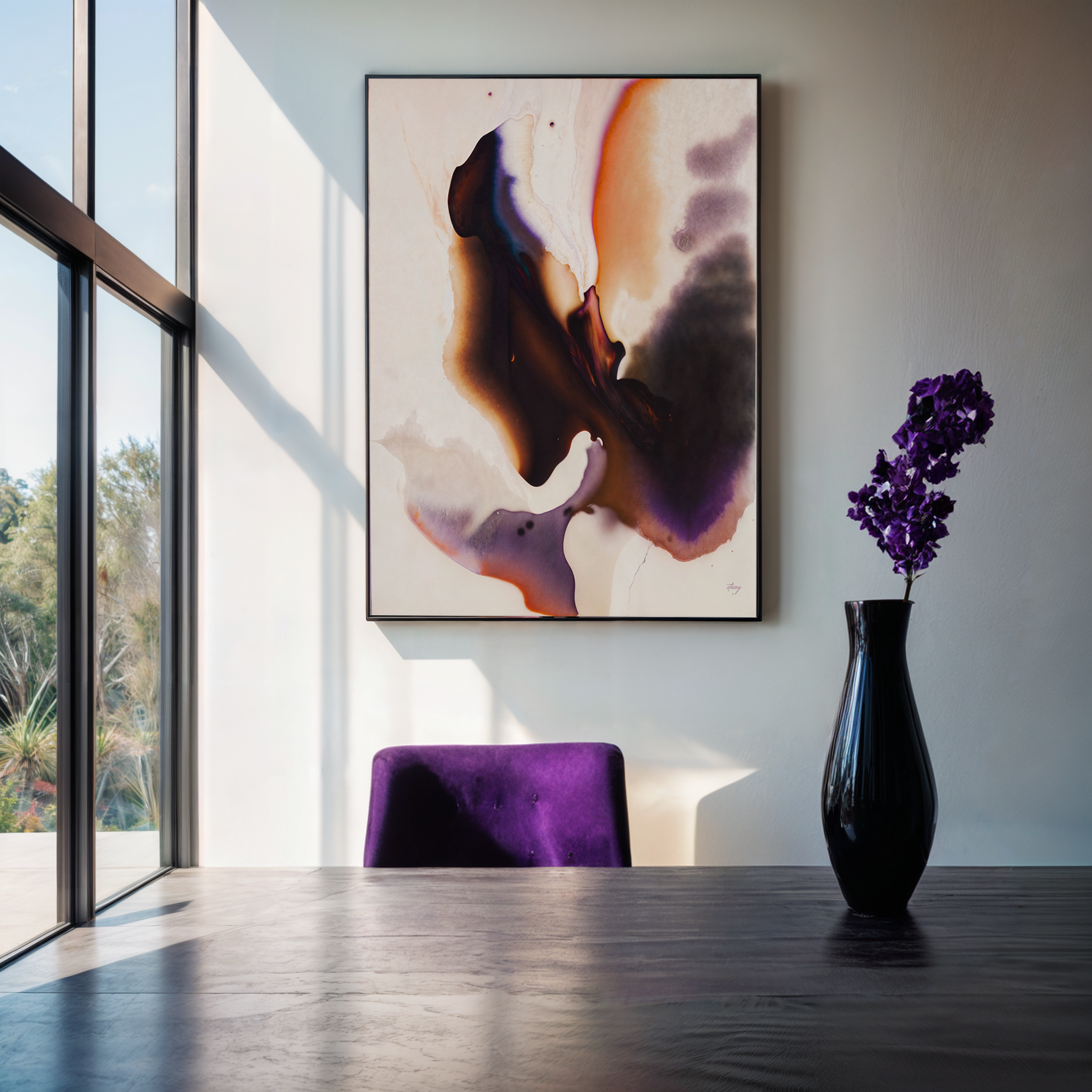 Canvas Print: "Velvet Bloom III" on sale at MyriadMart