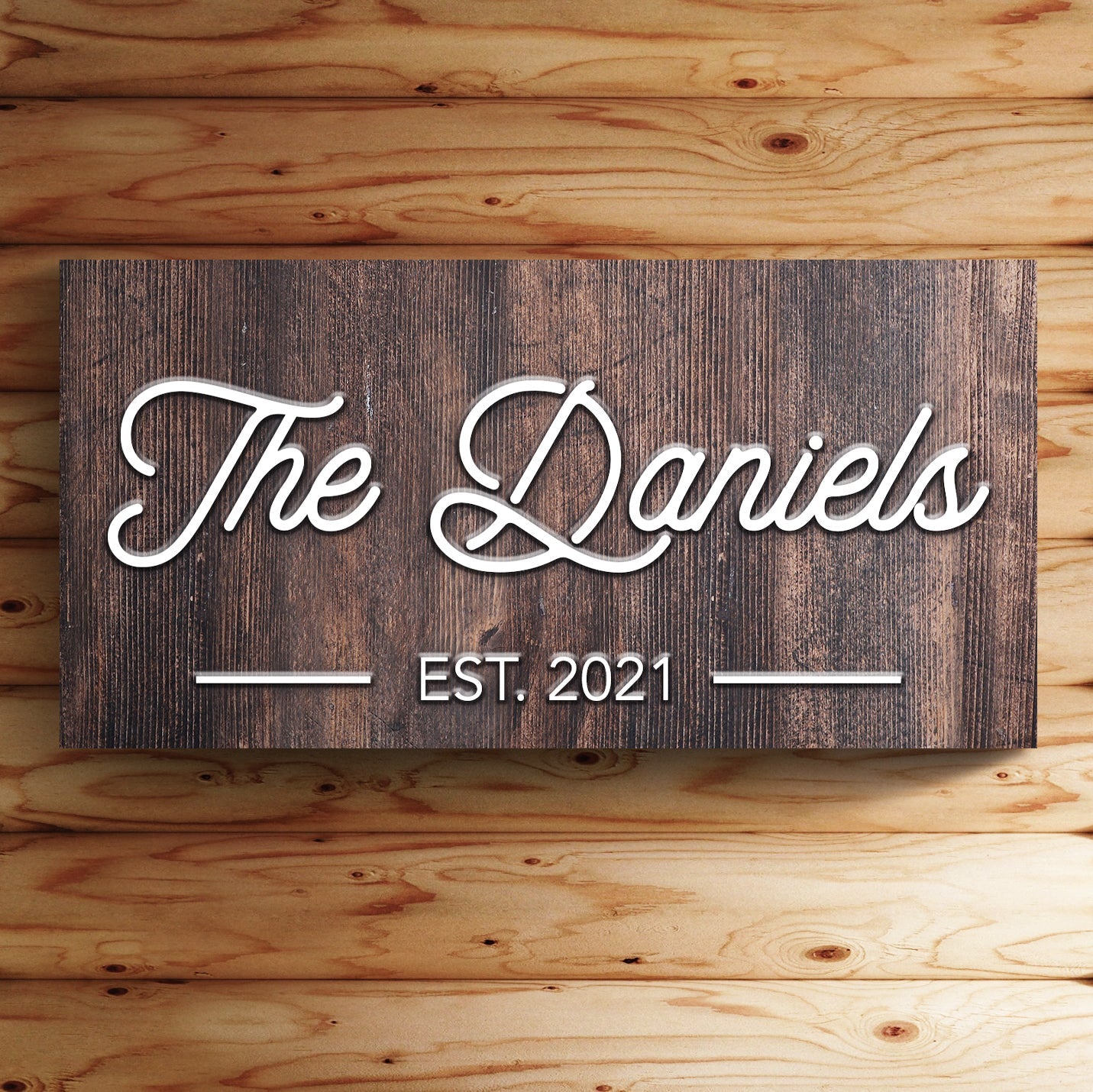 Family Name Sign IV on sale at MyriadMart