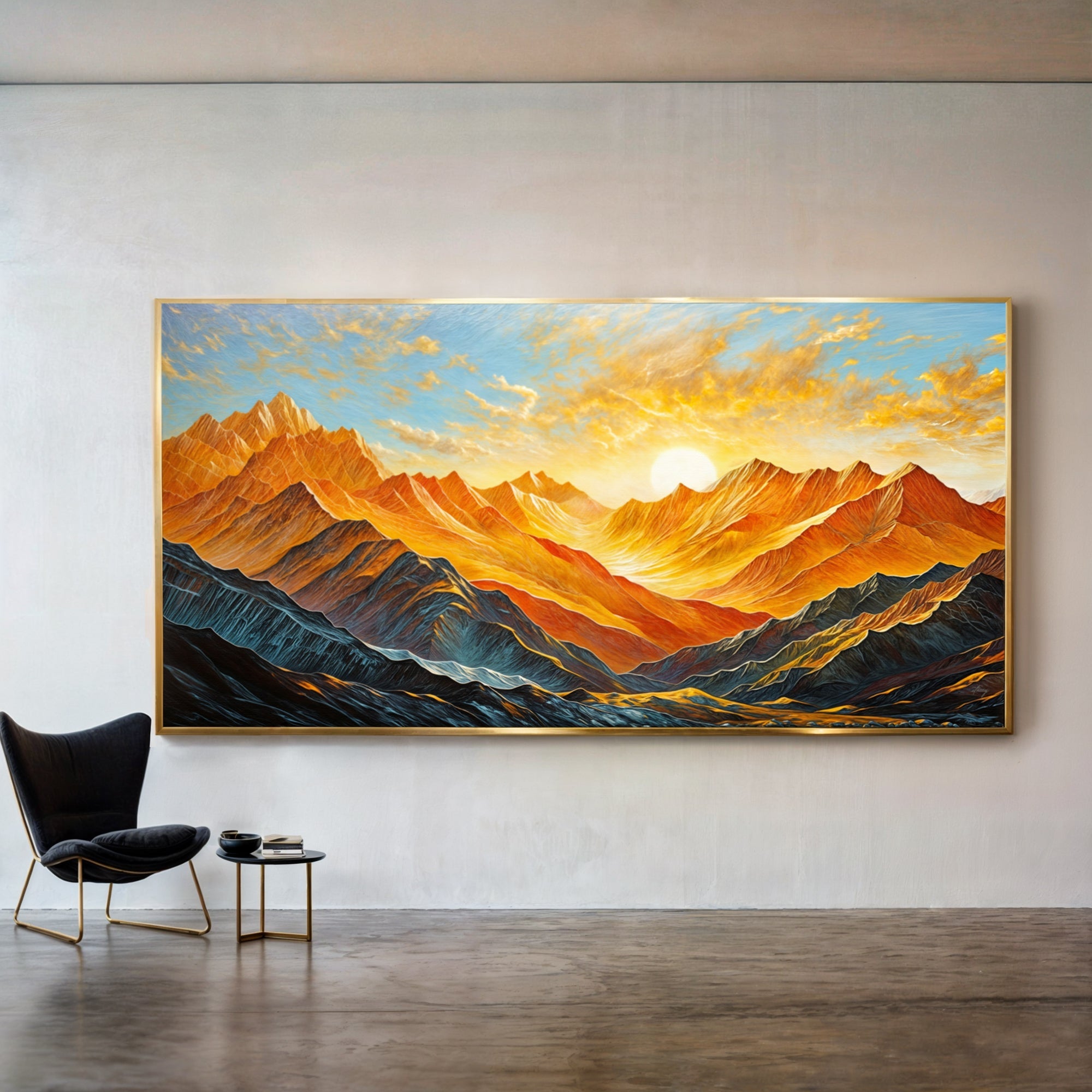 Canvas Print: "Alpenglow Majesty" on sale at MyriadMart