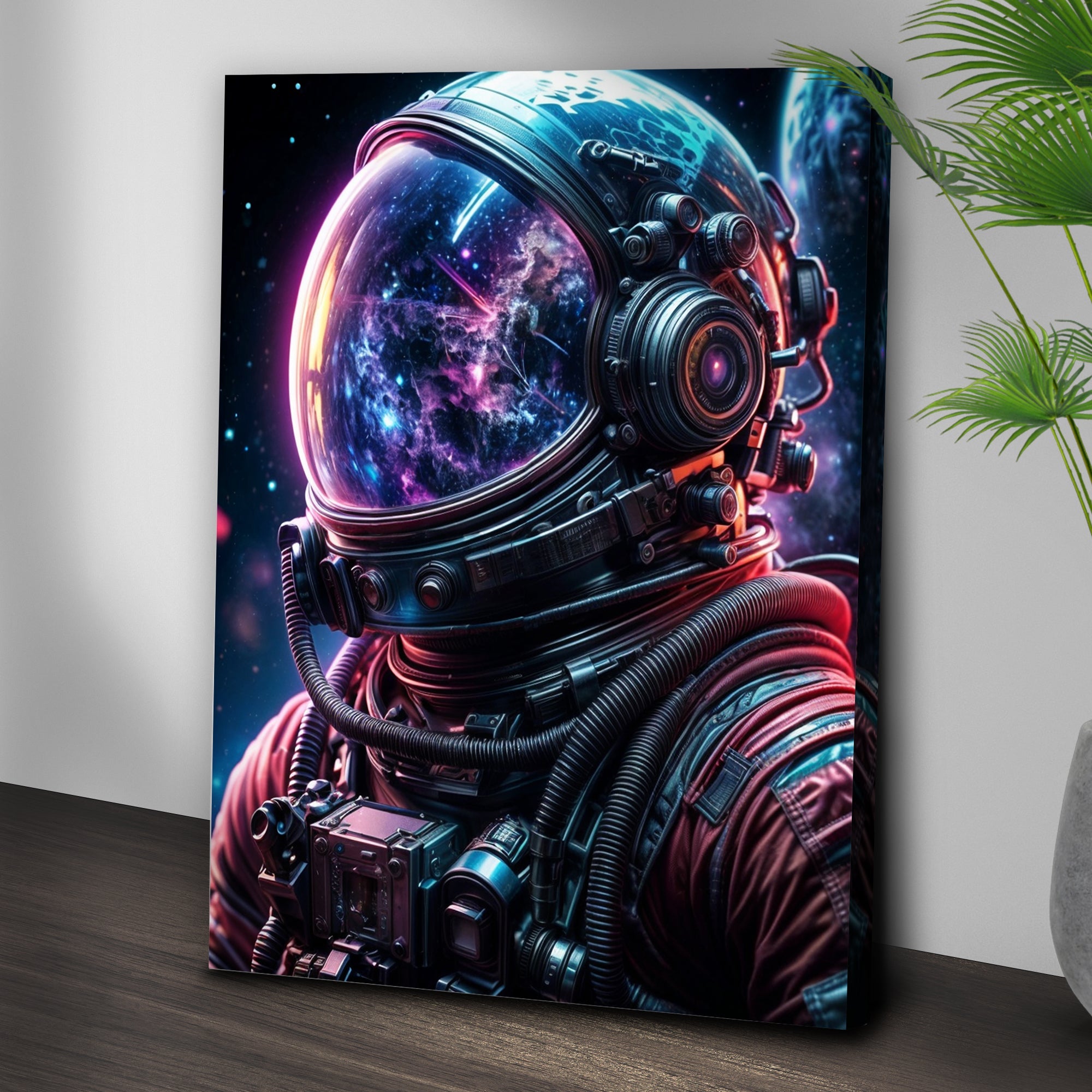 Cool Astronaut Glow Wall Art on sale at MyriadMart