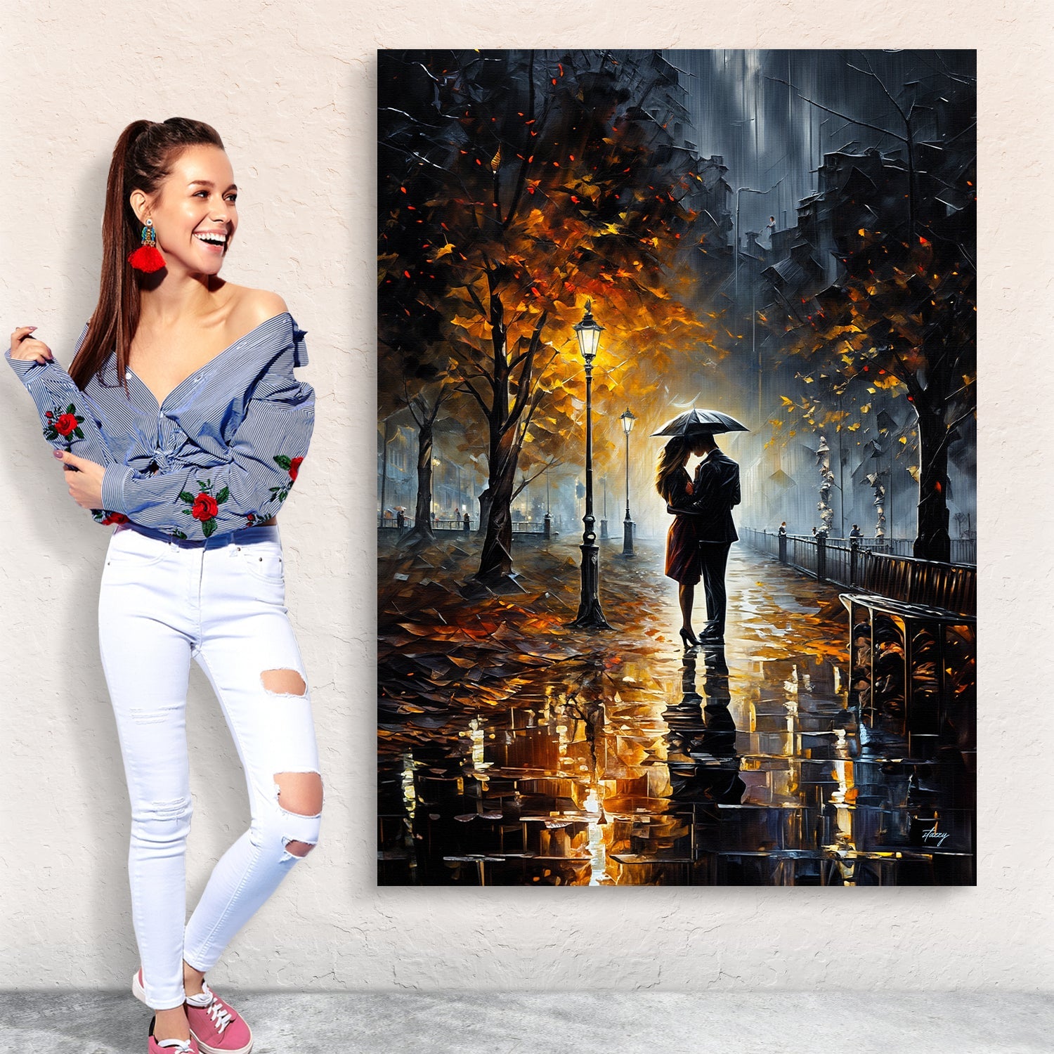 Canvas Print: "Autumn Embrace" on sale at MyriadMart