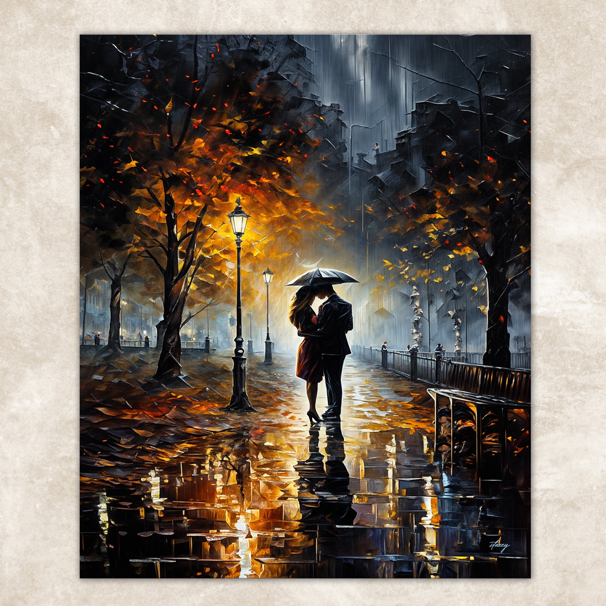 Canvas Print: "Autumn Embrace" on sale at MyriadMart