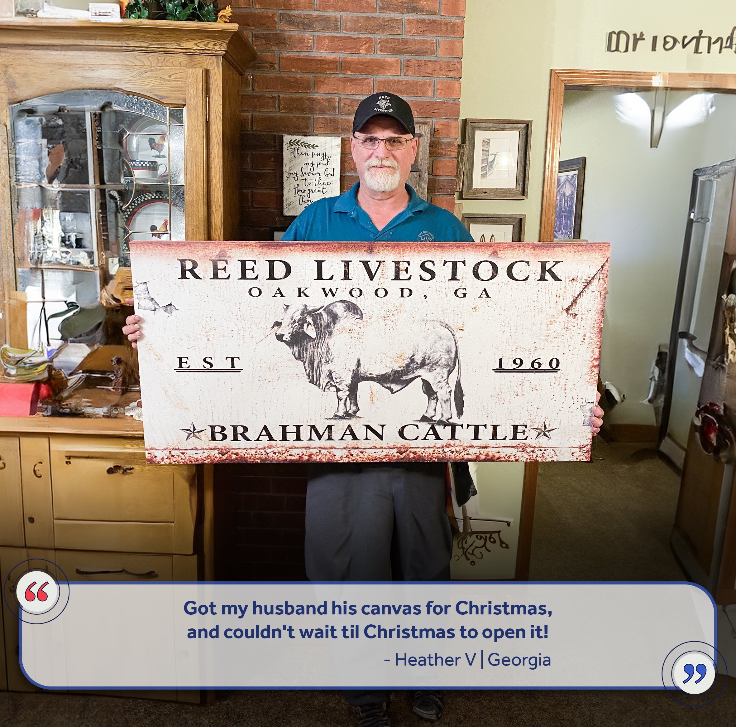 Brahman Cattle Sign on sale at MyriadMart