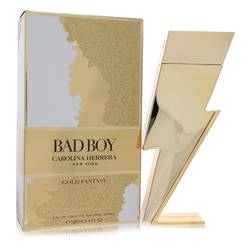 Bad Boy Gold Fantasy Eau De Toilette Spray By Carolina Herrera - MyriadMart