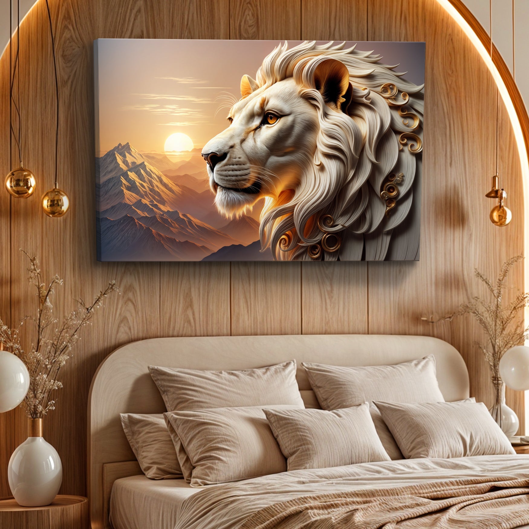 3D Majestic Lion Wall Art IV on sale at MyriadMart