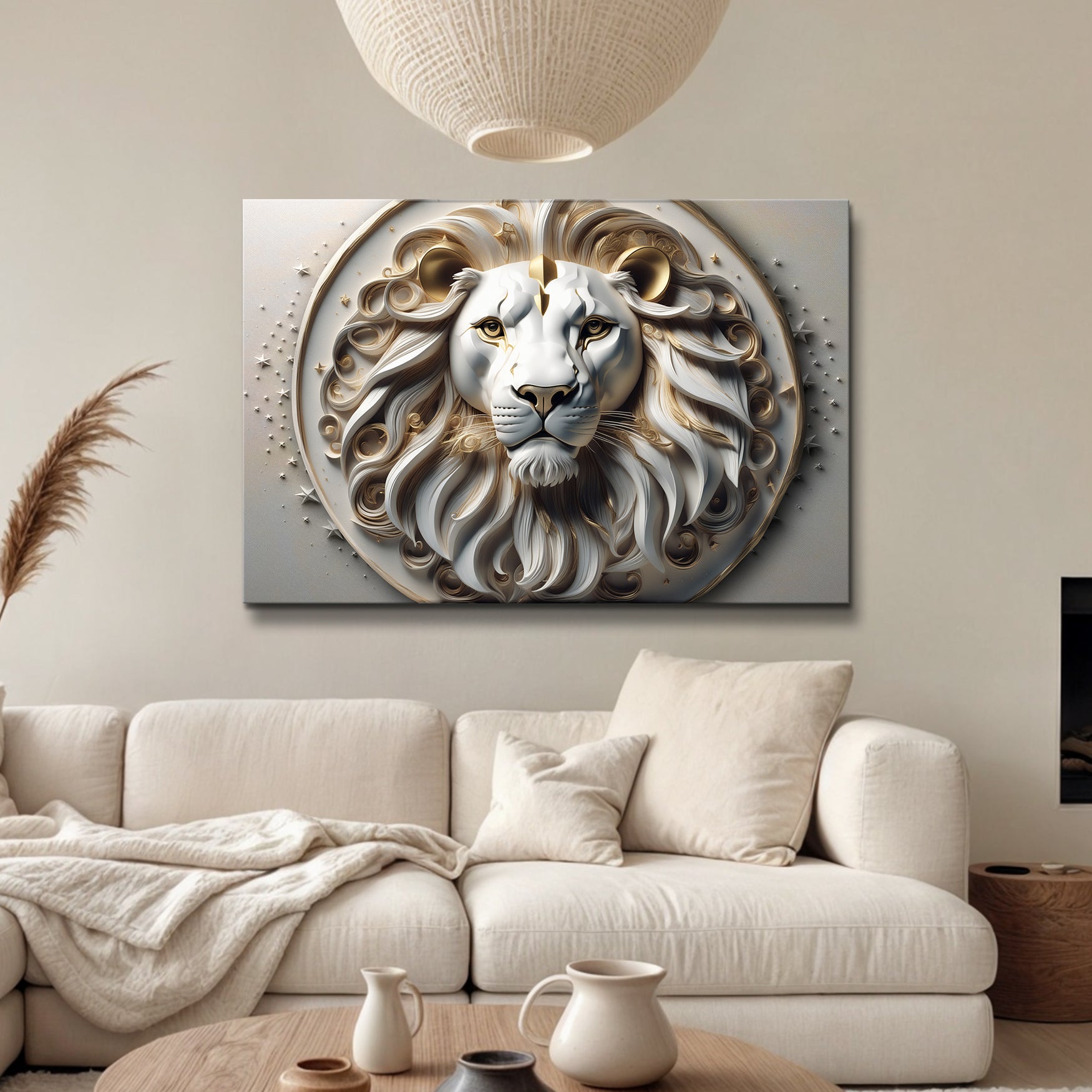 3D Majestic Lion Wall Art VI on sale at MyriadMart