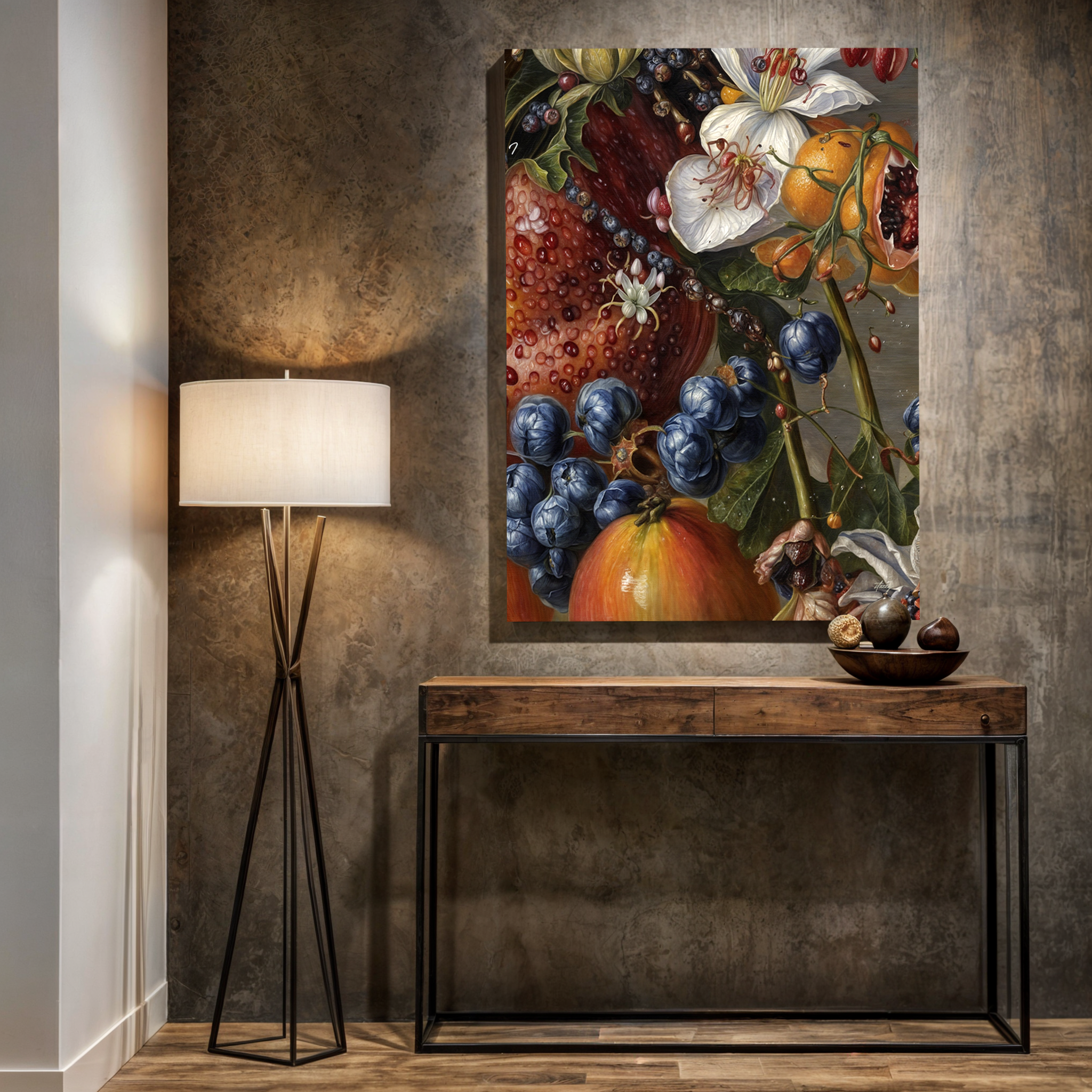 Canvas Print: "Baroque Bounty" on sale at MyriadMart