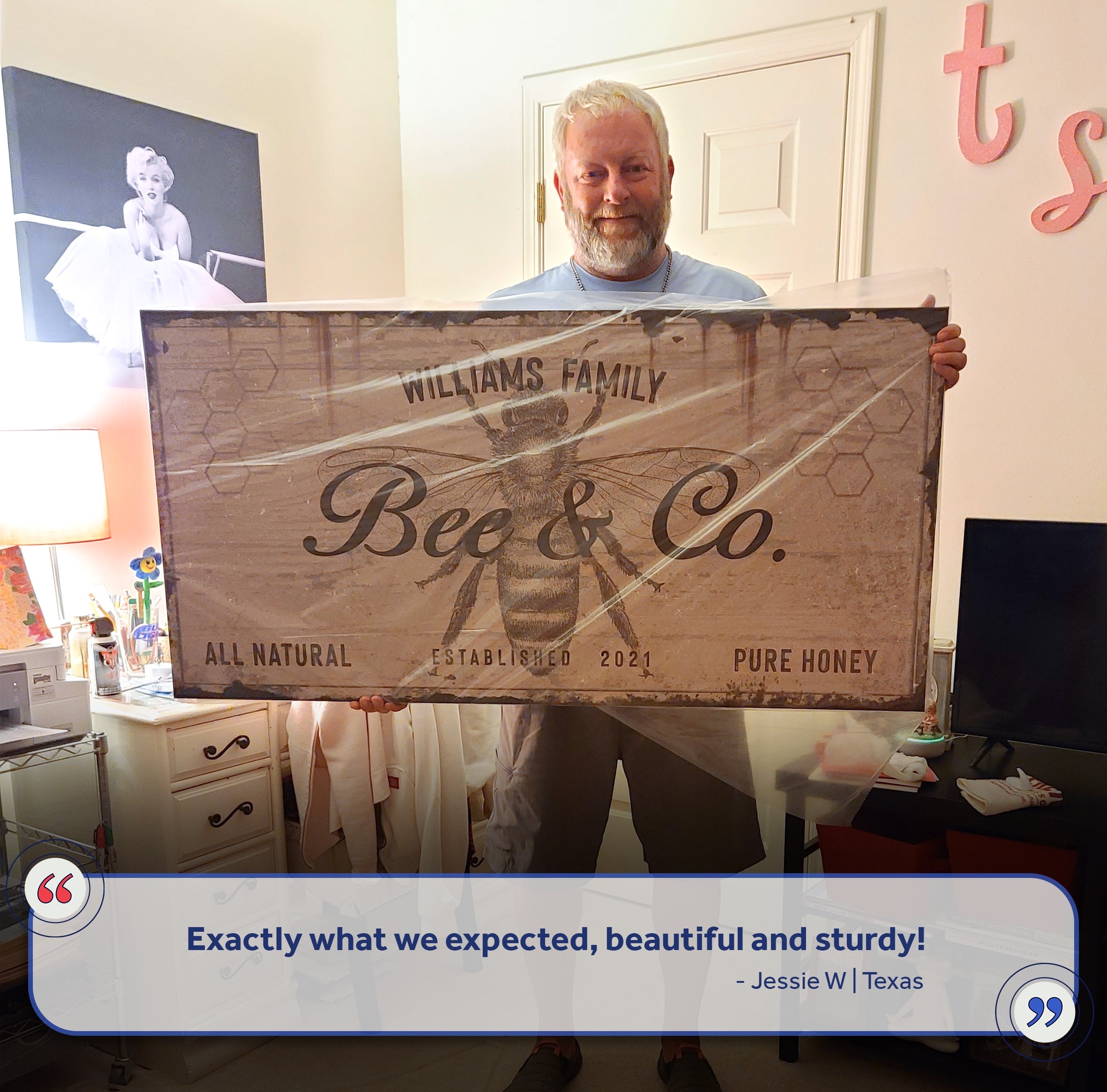 Bee and Co Sign II on sale at MyriadMart