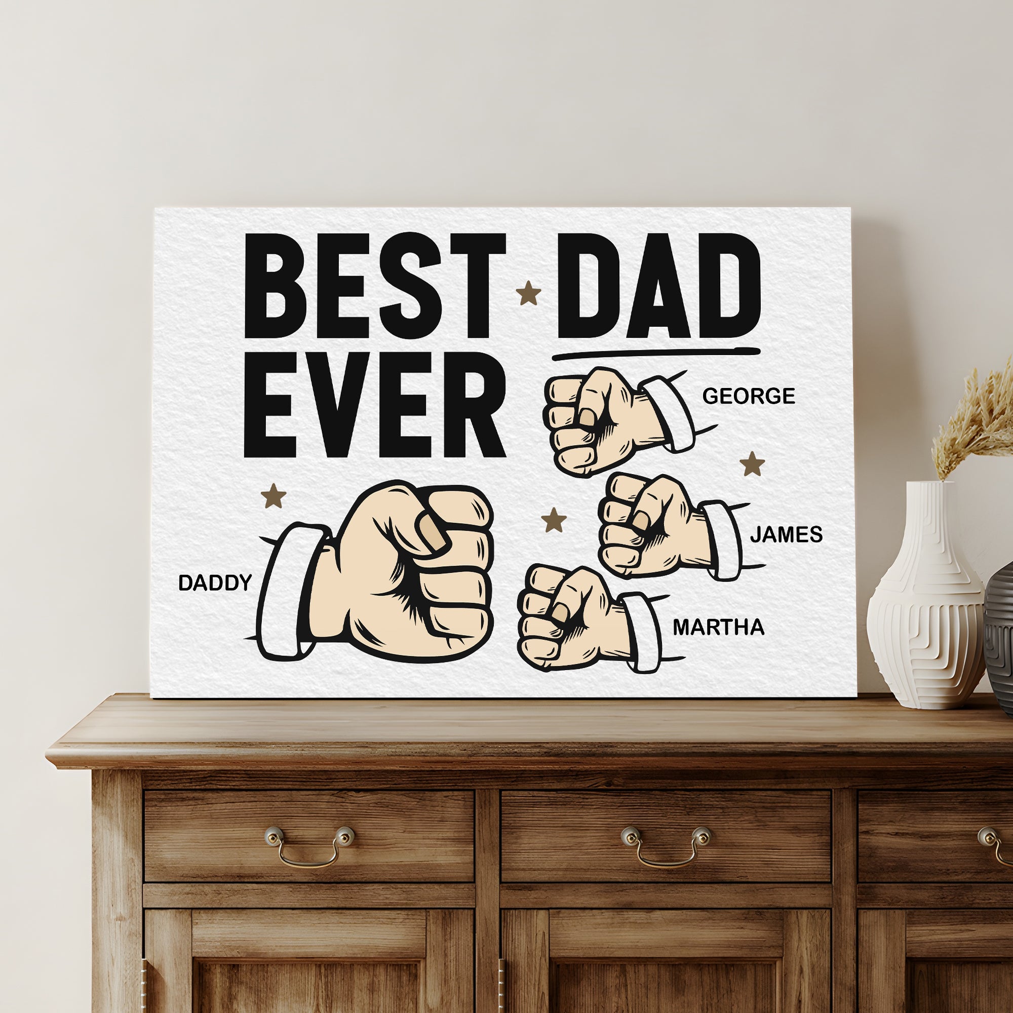 Best Dad Ever Father's Day Gift Sign on sale at MyriadMart