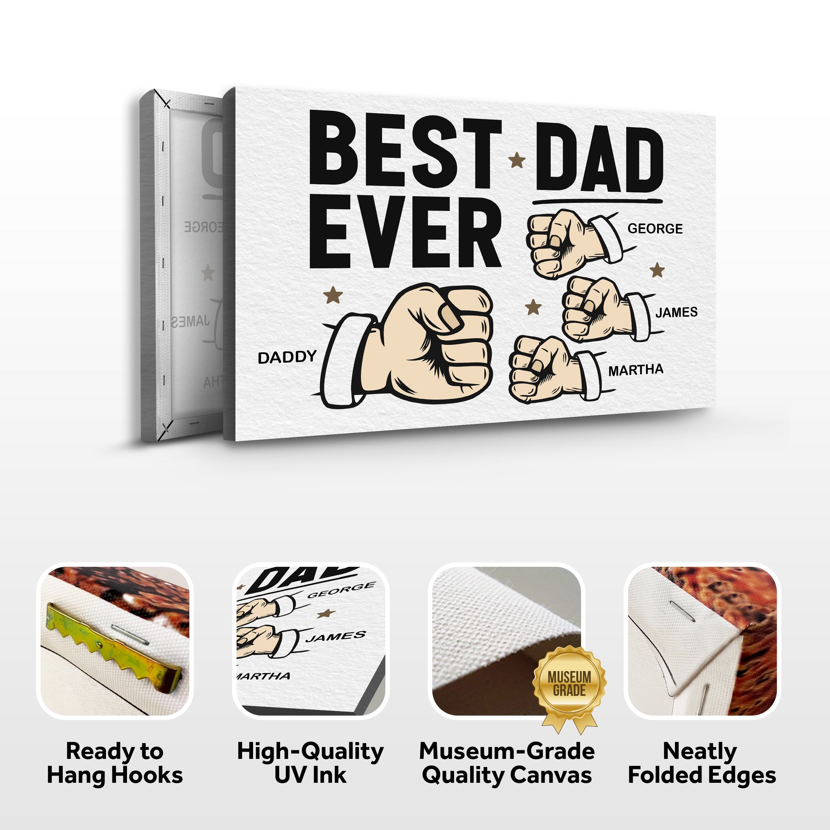 Best Dad Ever Father's Day Gift Sign on sale at MyriadMart