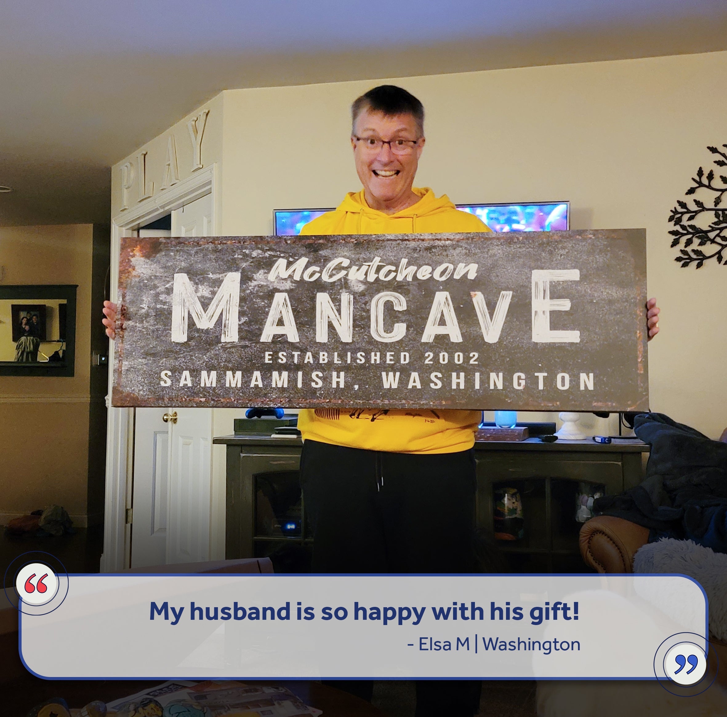 Good Times Man Cave Sign on sale at MyriadMart