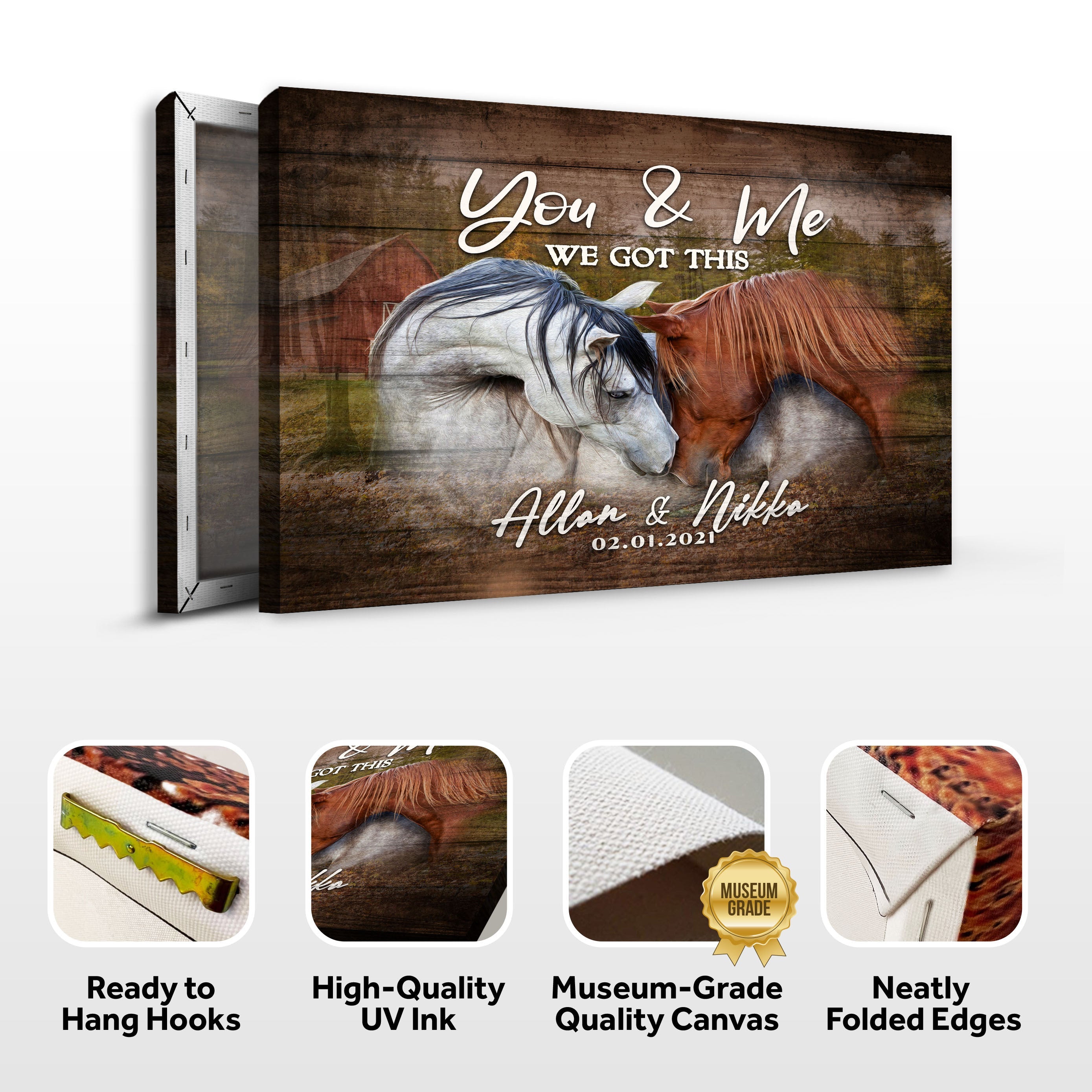 We Got This Couple Horse Sign on sale at MyriadMart