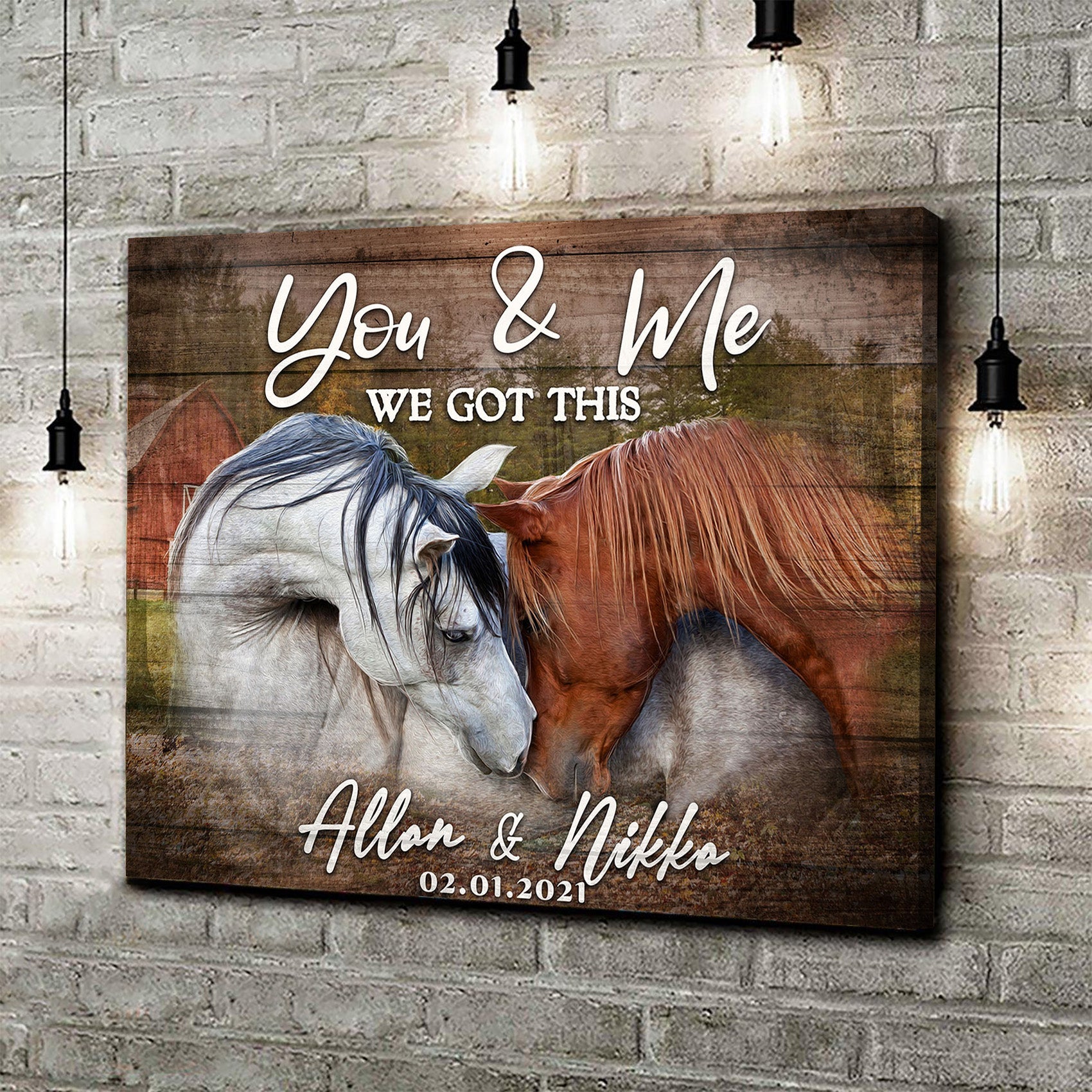 We Got This Couple Horse Sign on sale at MyriadMart