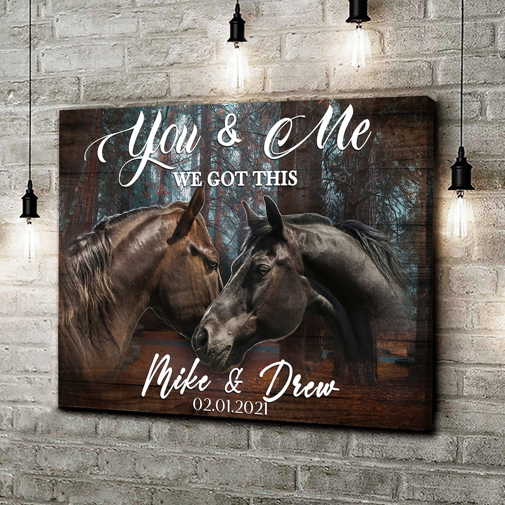 We Got This Couple Horse Sign on sale at MyriadMart