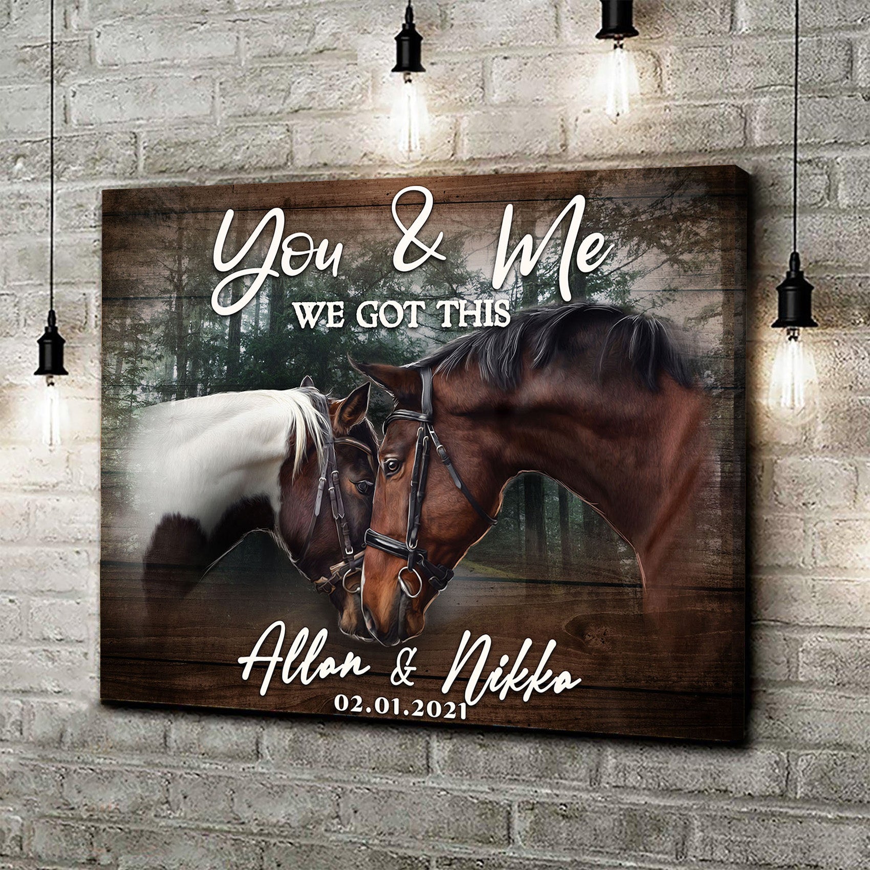 We Got This Couple Horse Sign on sale at MyriadMart