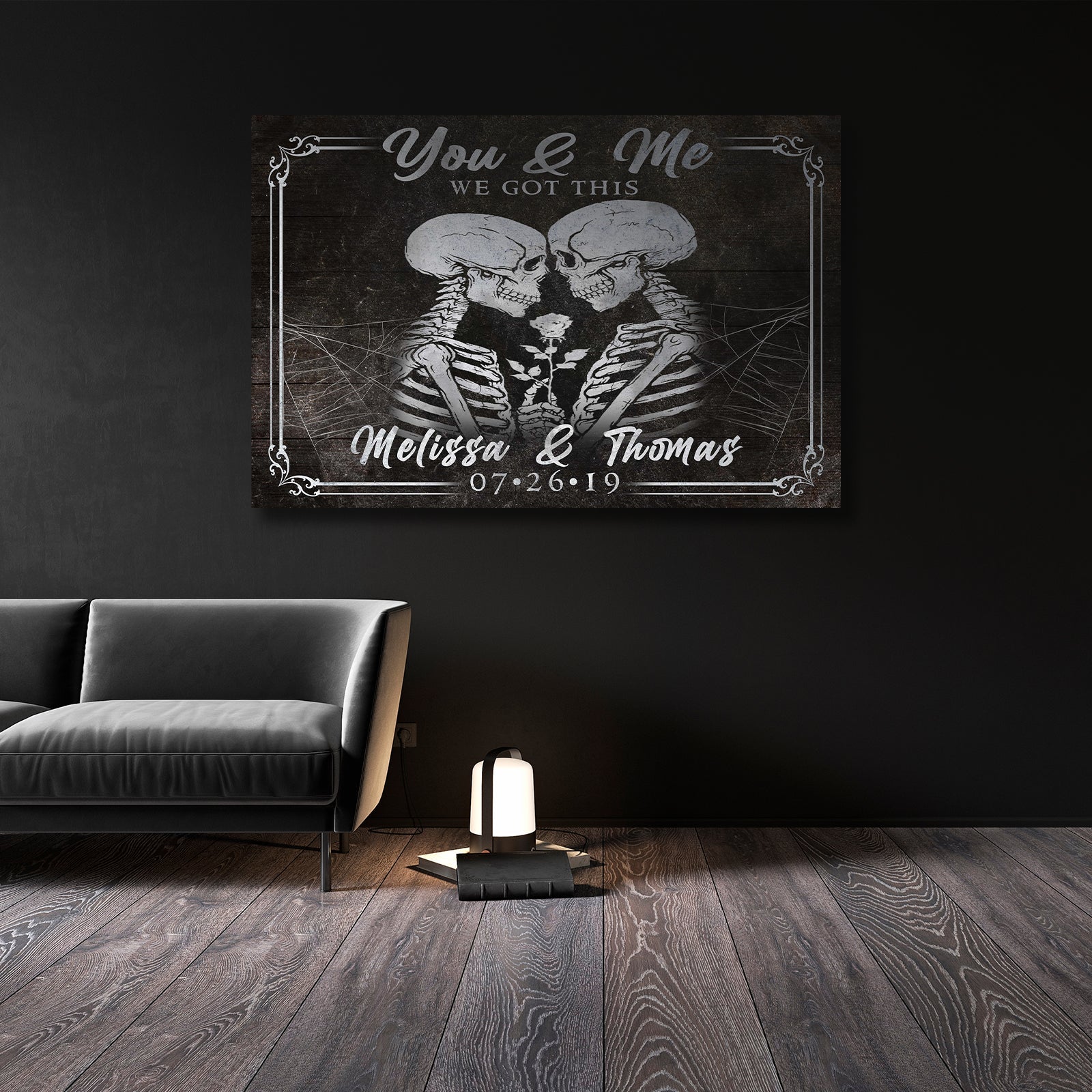 We Got This Skeleton Couple Sign II on sale at MyriadMart