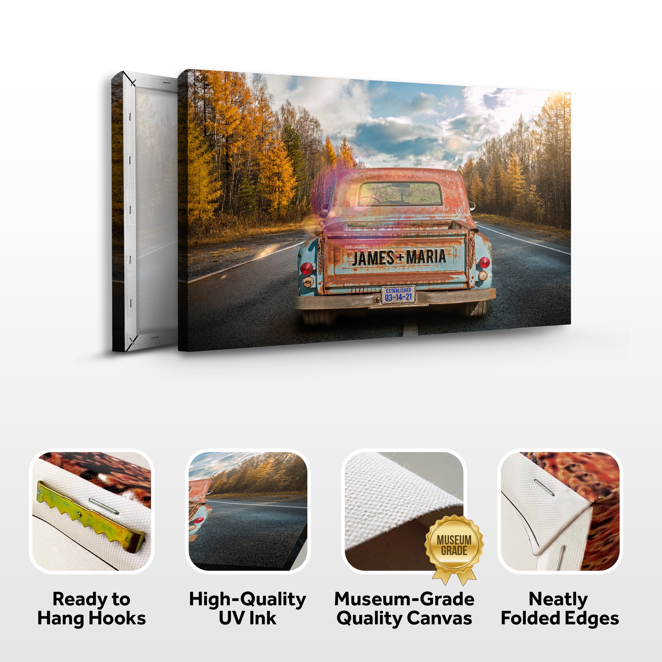 Rustic Truck Sign on sale at MyriadMart