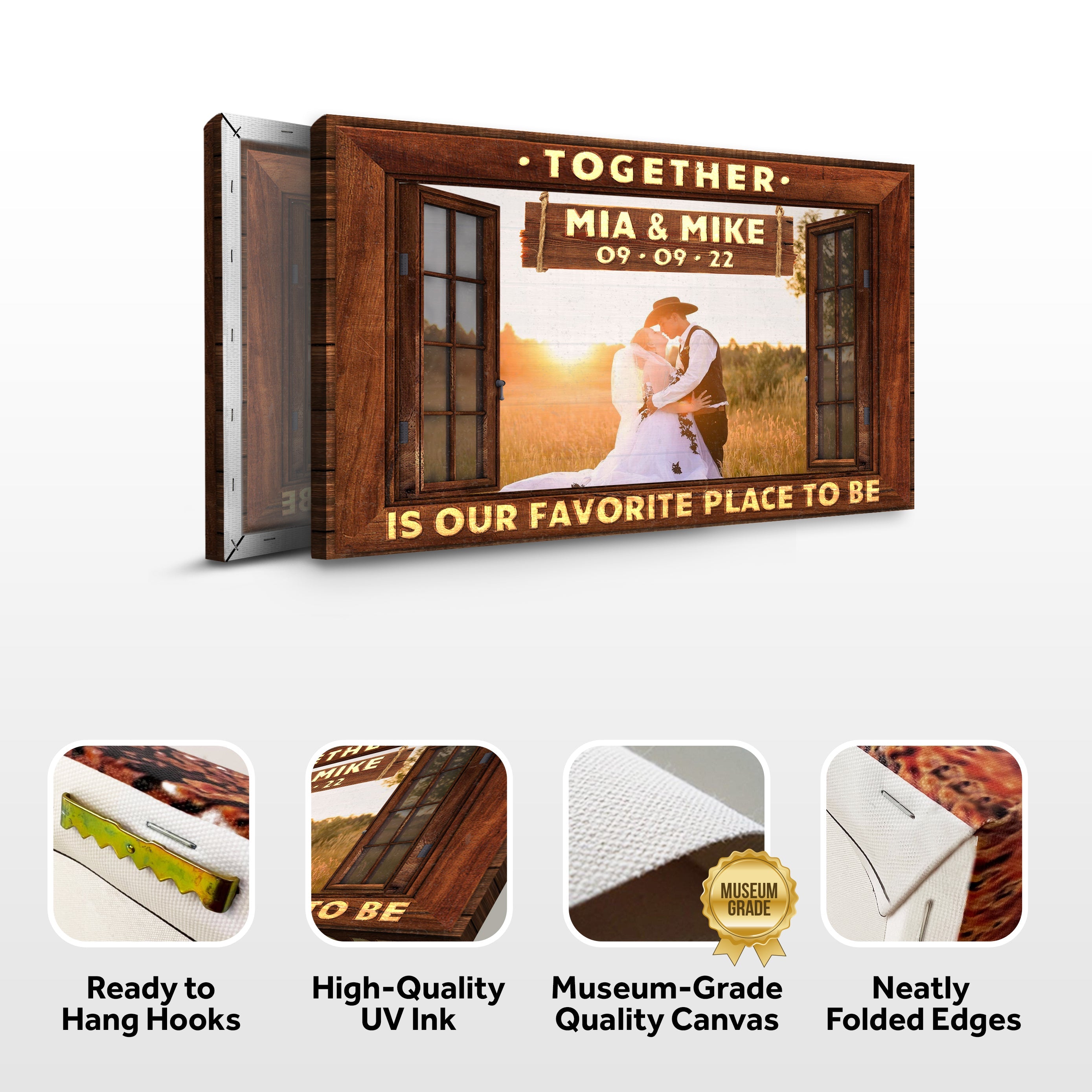 Together Is Our Favorite Place To Be Sign II on sale at MyriadMart