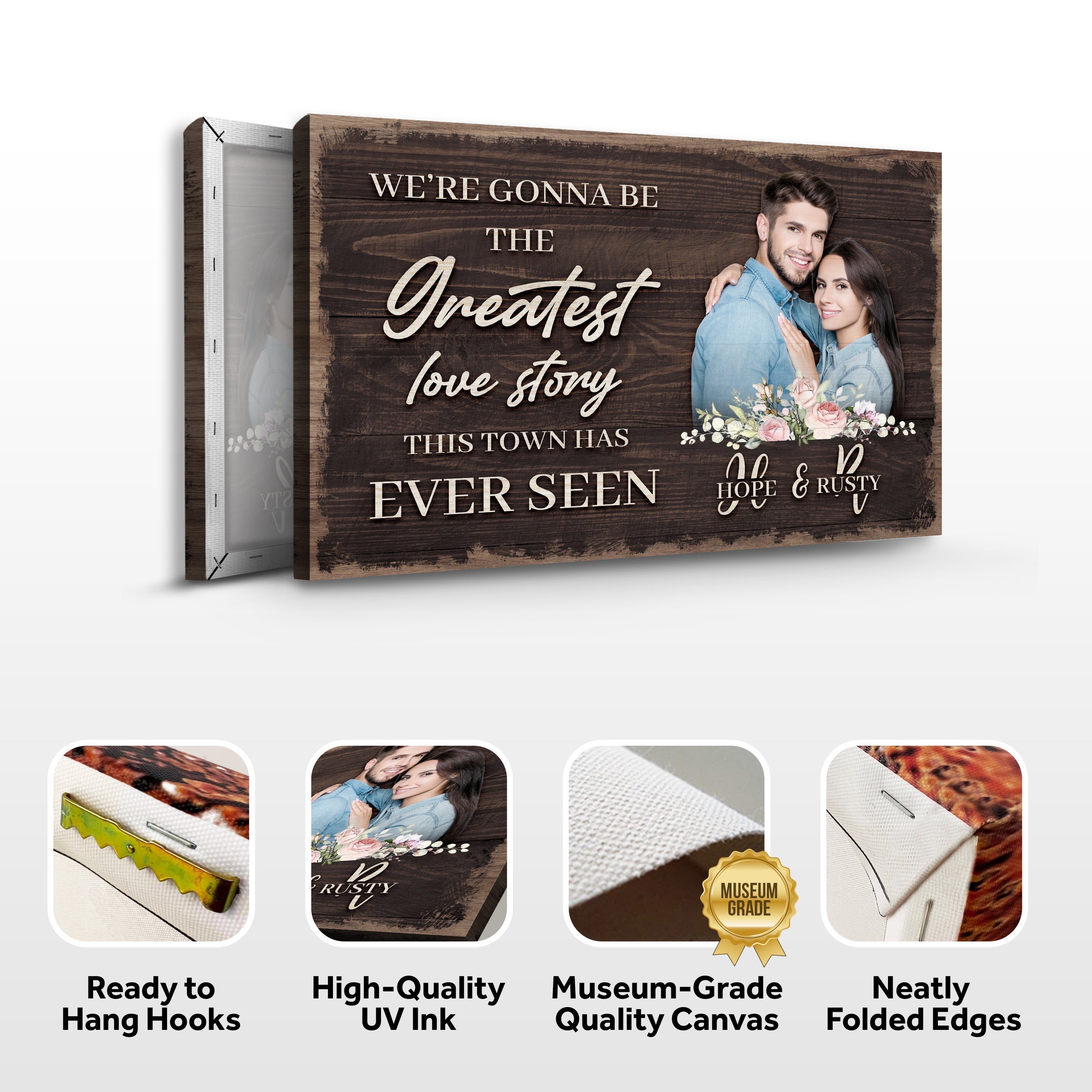 Greatest Love Story In Town Sign on sale at MyriadMart