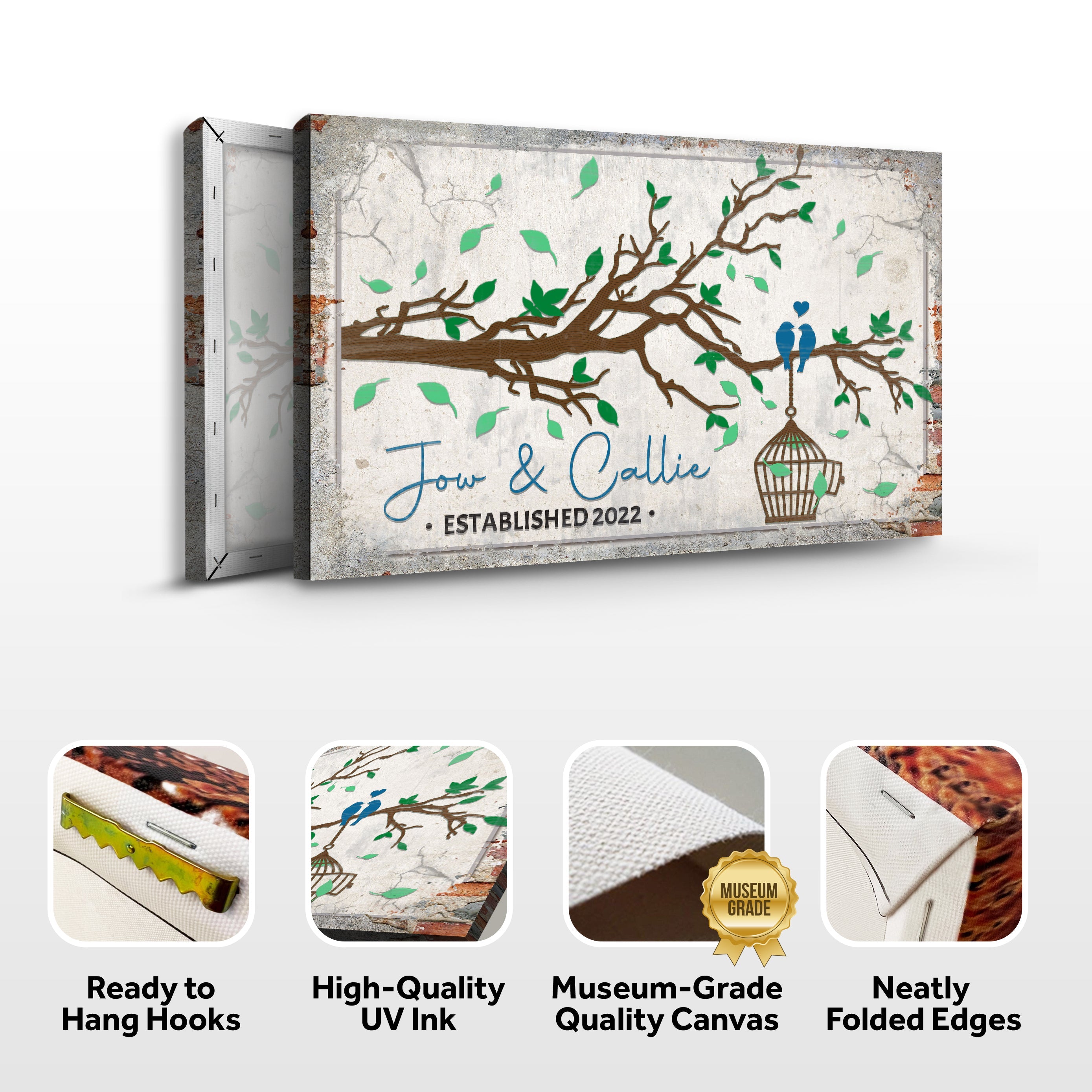 Love Birds Couple Sign on sale at MyriadMart