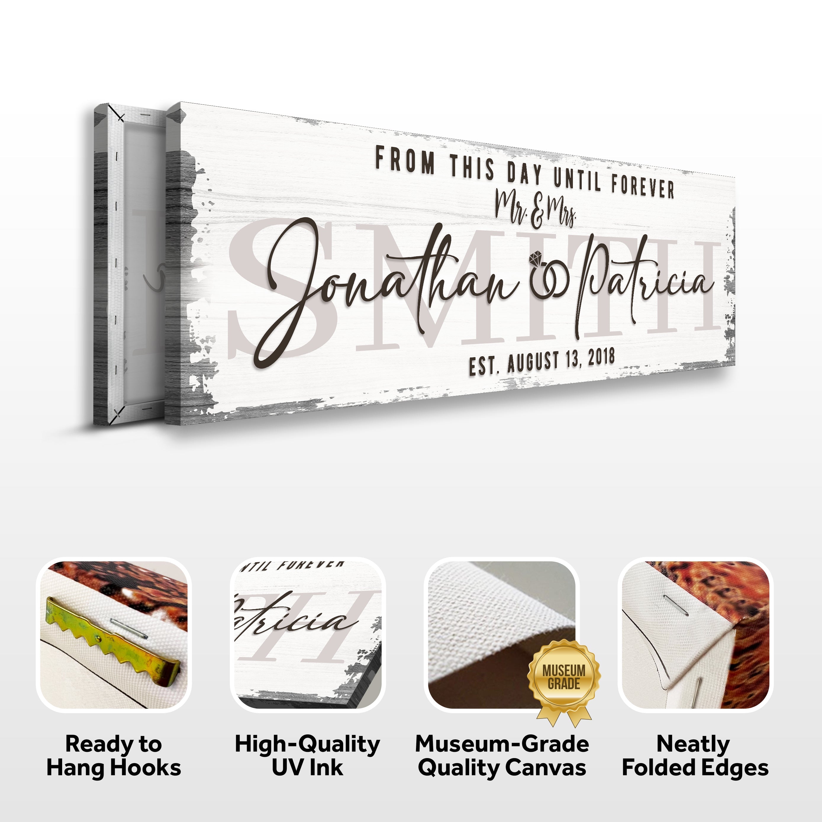 Custom Wedding Sign II on sale at MyriadMart