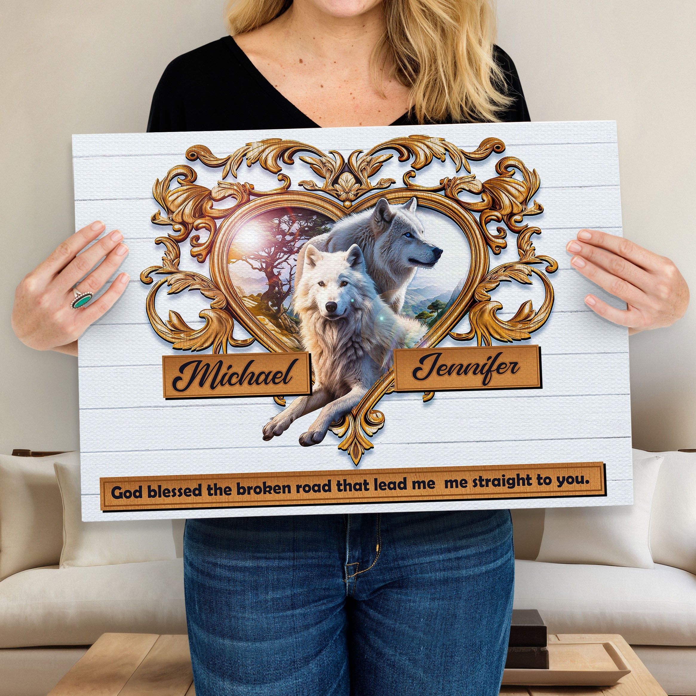 Couple Wolves Sign VI on sale at MyriadMart