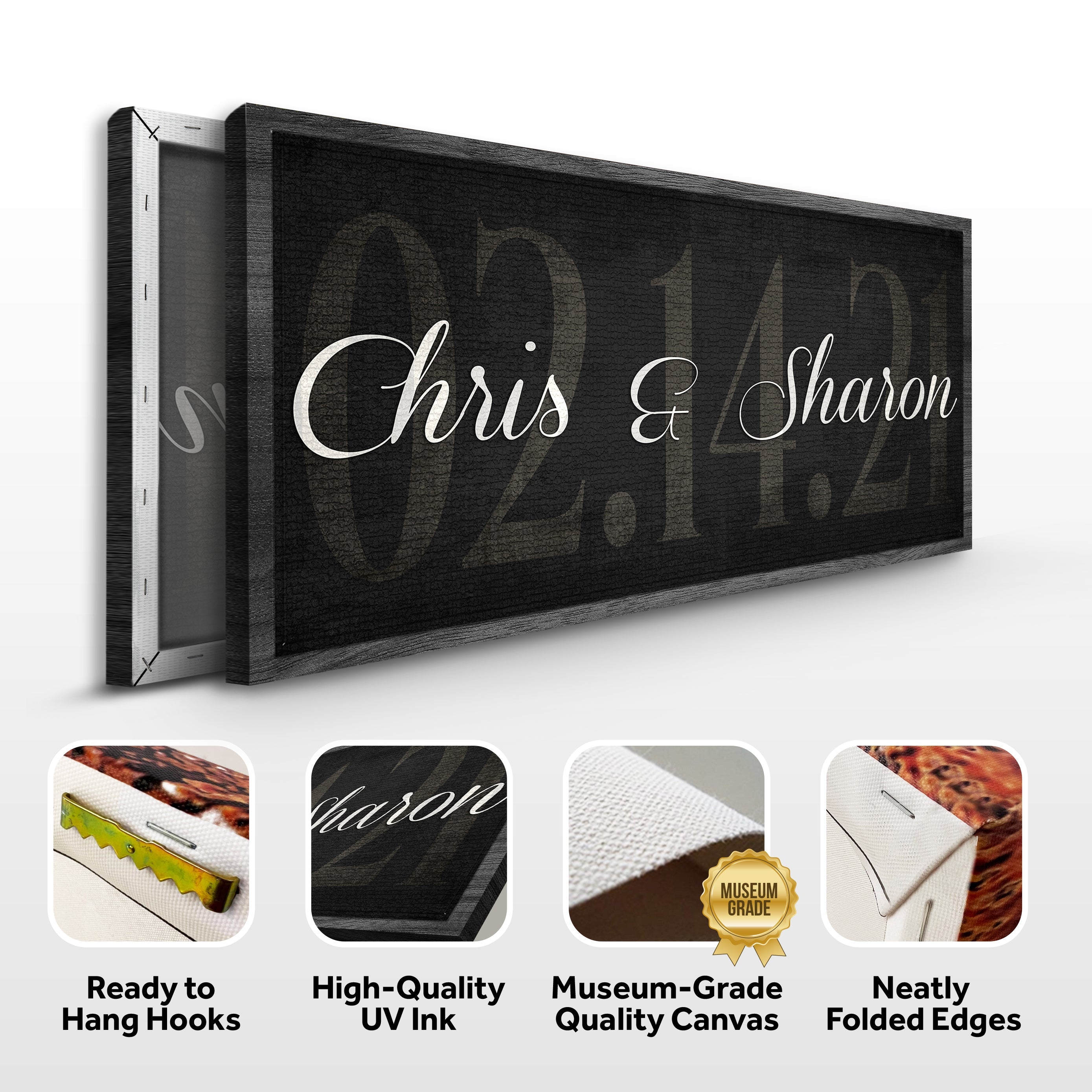 Wedding Date Sign on sale at MyriadMart