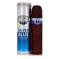 Cuba Silver Blue Eau De Toilette Spray By Fragluxe on sale at MyriadMart