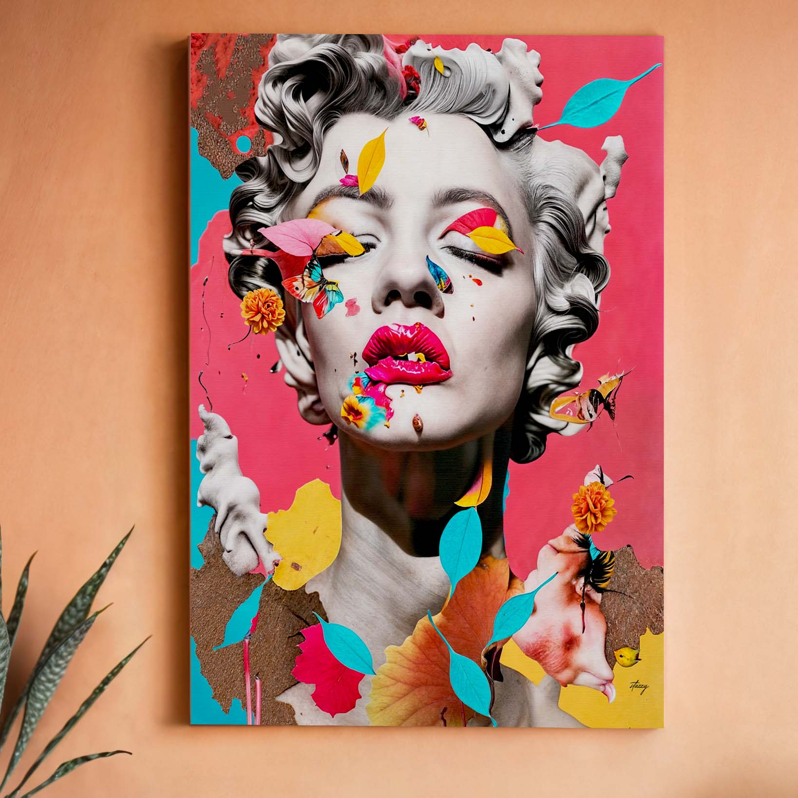 Canvas Print: "Chroma Whimsy" on sale at MyriadMart