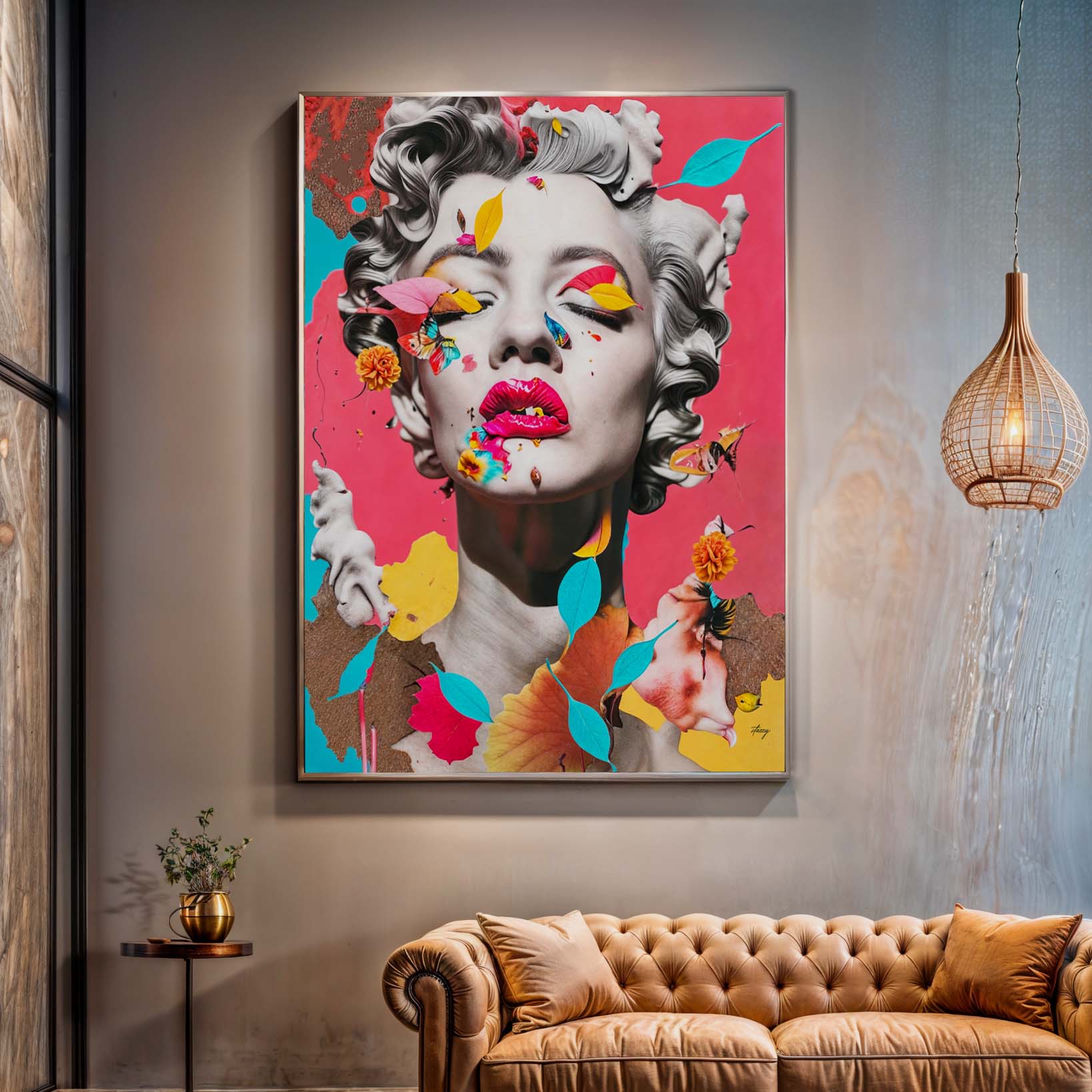 Canvas Print: "Chroma Whimsy" on sale at MyriadMart