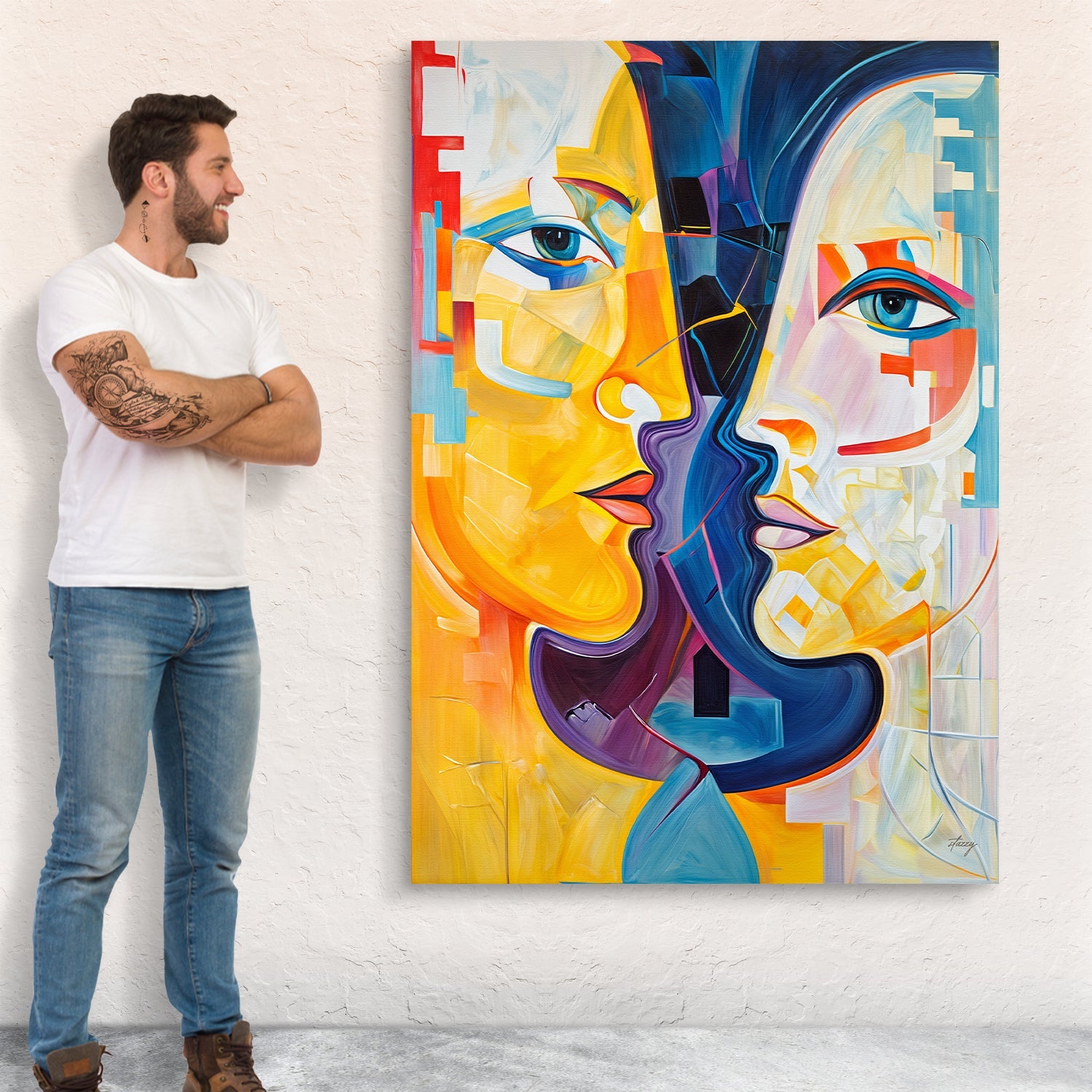 Canvas Print: "Chromatic Souls" on sale at MyriadMart