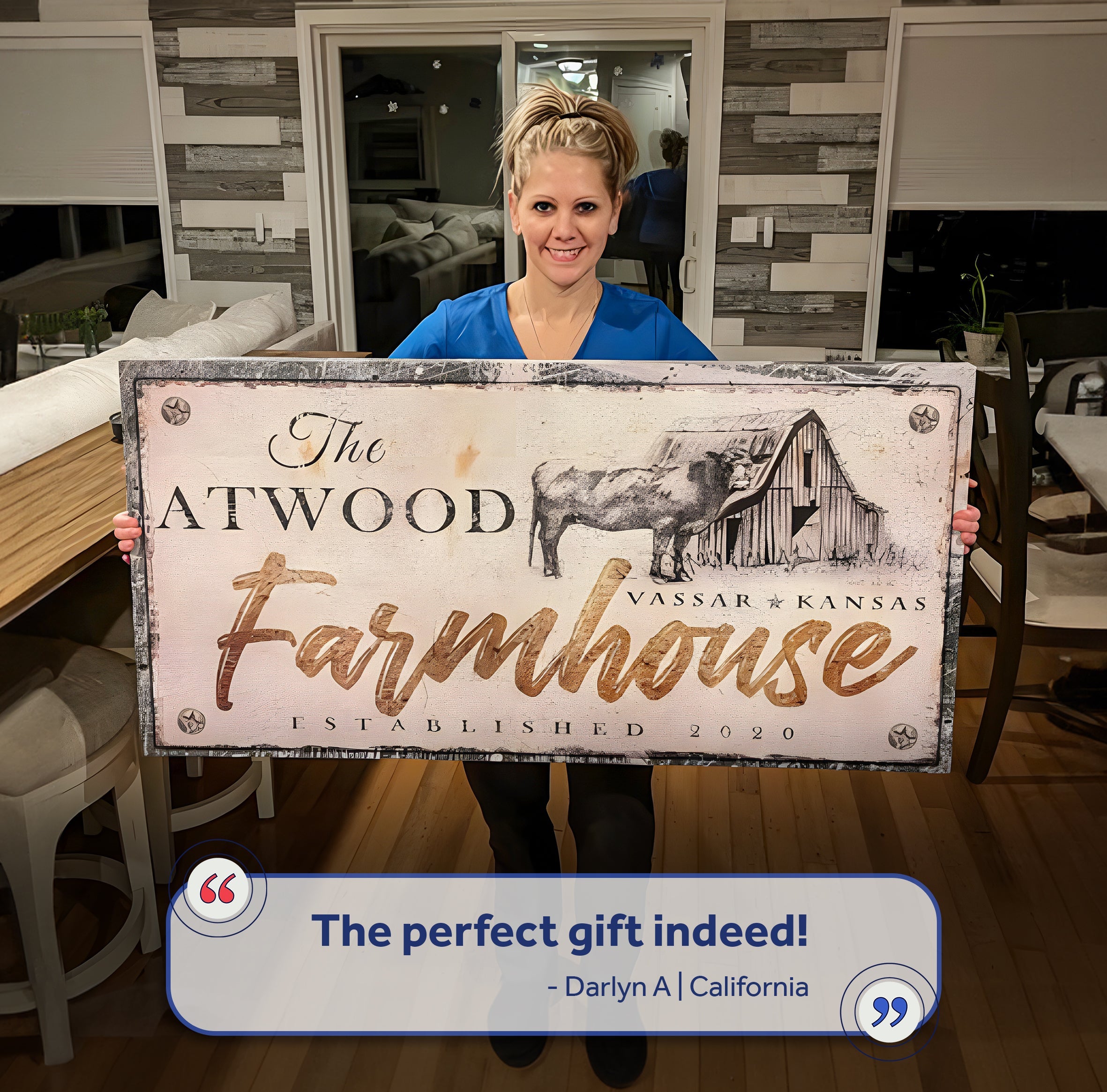 Rustic Farmhouse Sign V on sale at MyriadMart