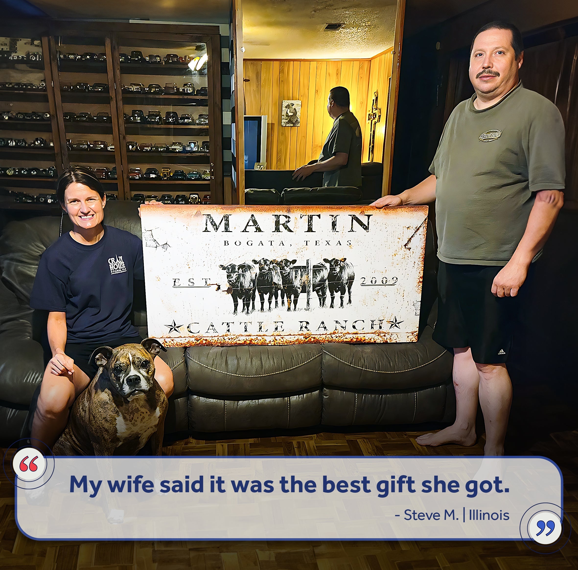 Cattle Ranch Sign IV Free Shipping on sale at MyriadMart