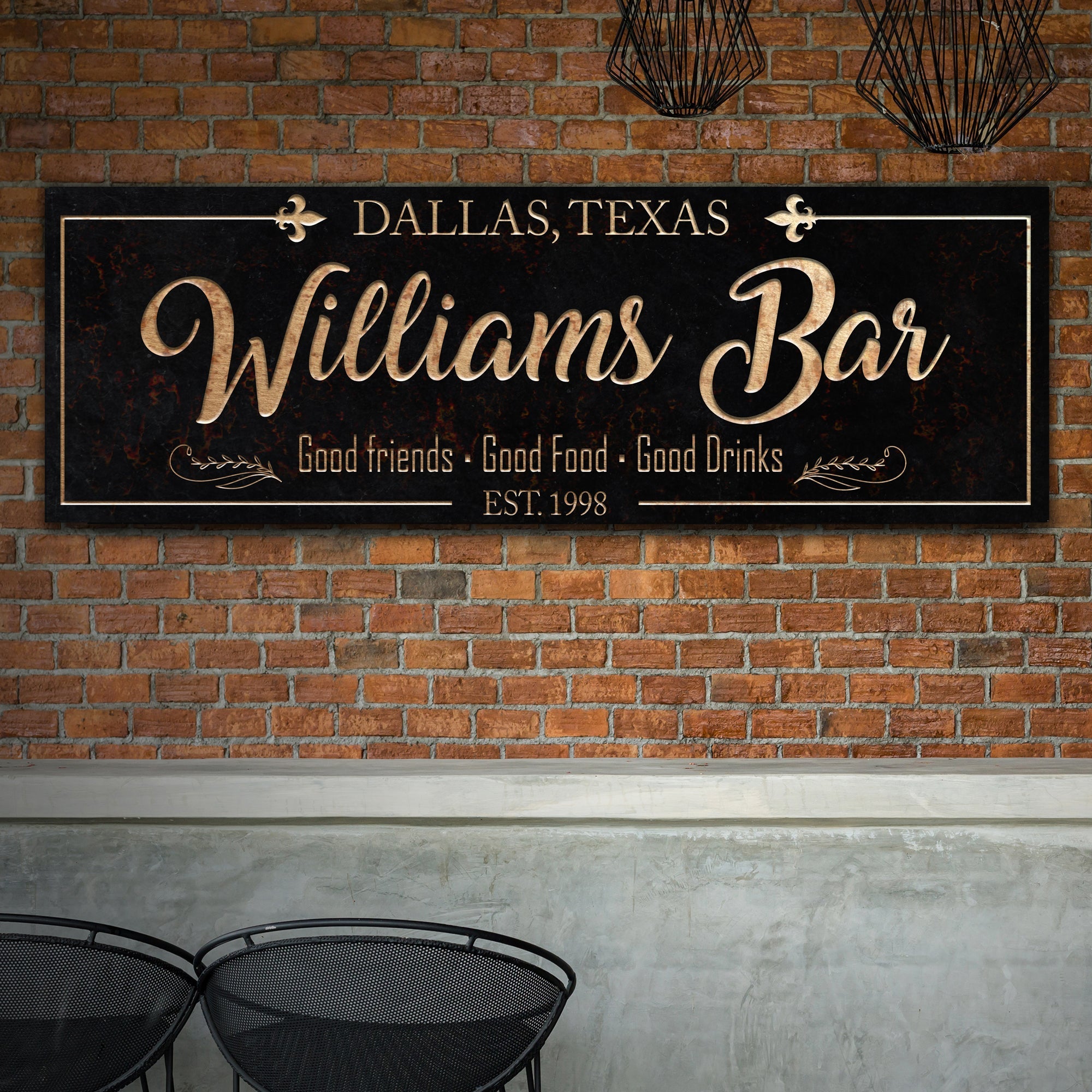 Custom Bar Sign on sale at MyriadMart