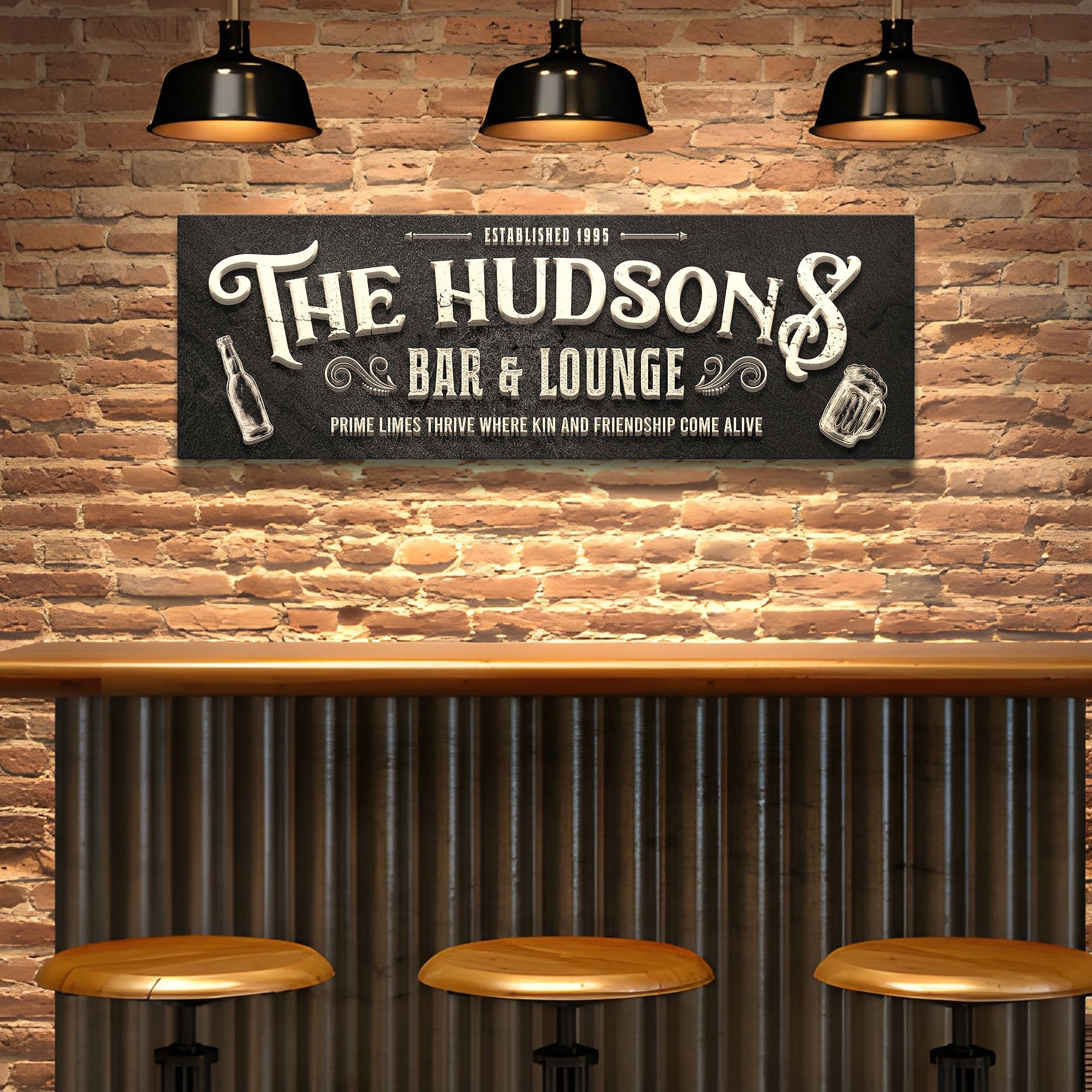 Custom Bar & Lounge Sign II on sale at MyriadMart