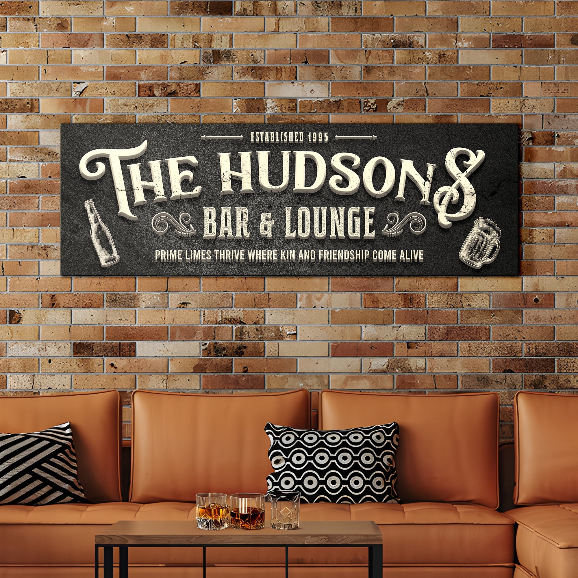 Custom Bar & Lounge Sign II on sale at MyriadMart