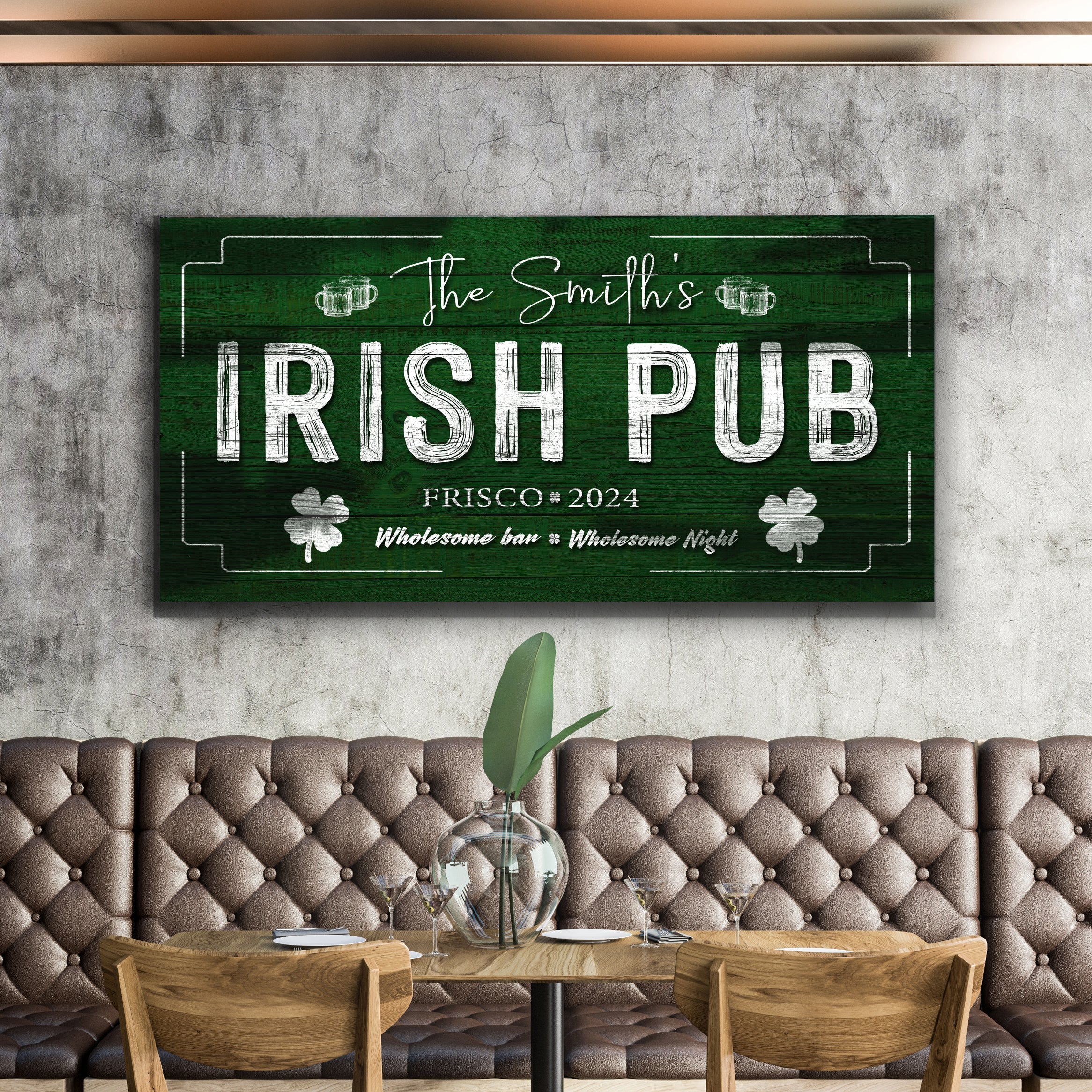 Custom Irish Pub Bar Sign on sale at MyriadMart