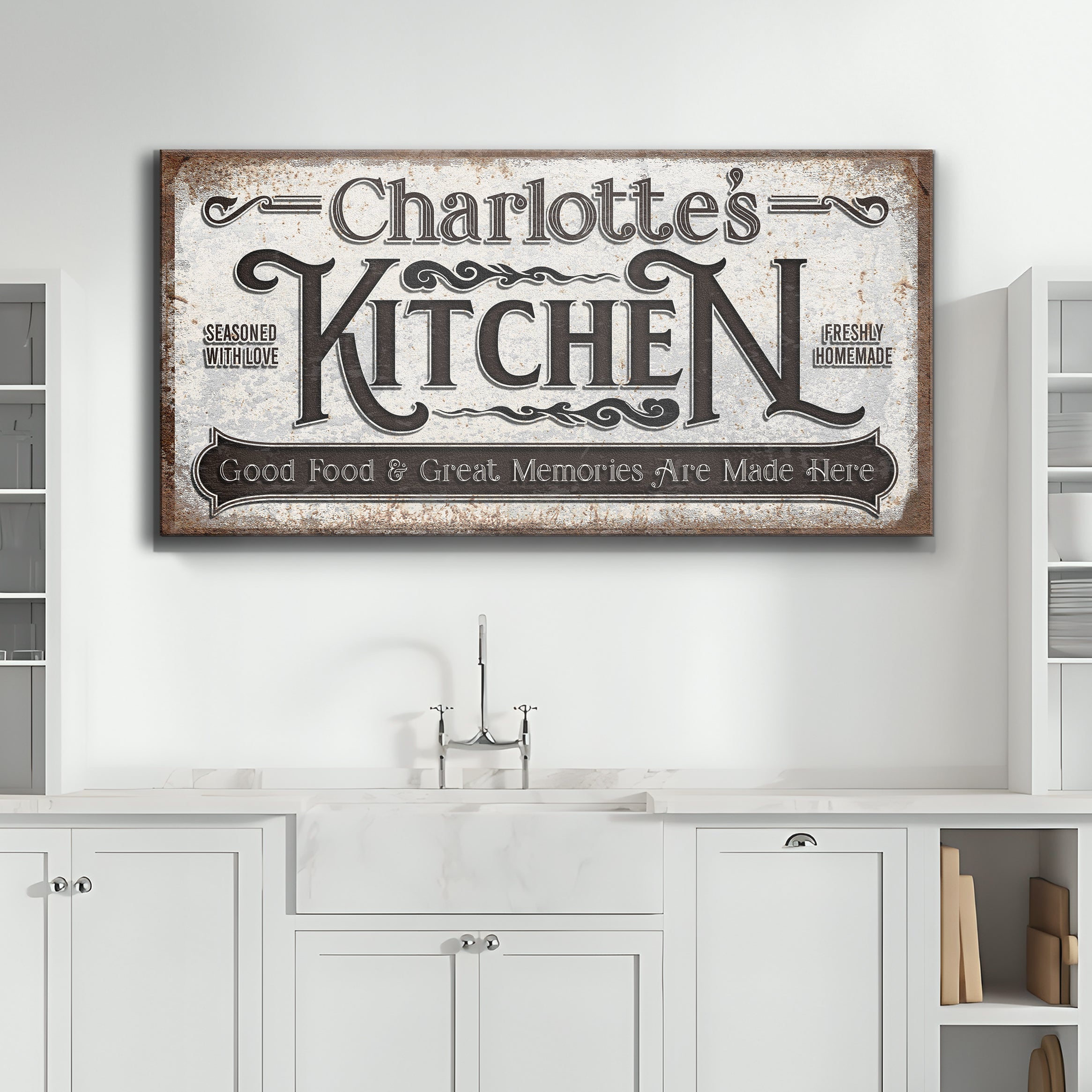 Custom Kitchen Sign II on sale at MyriadMart