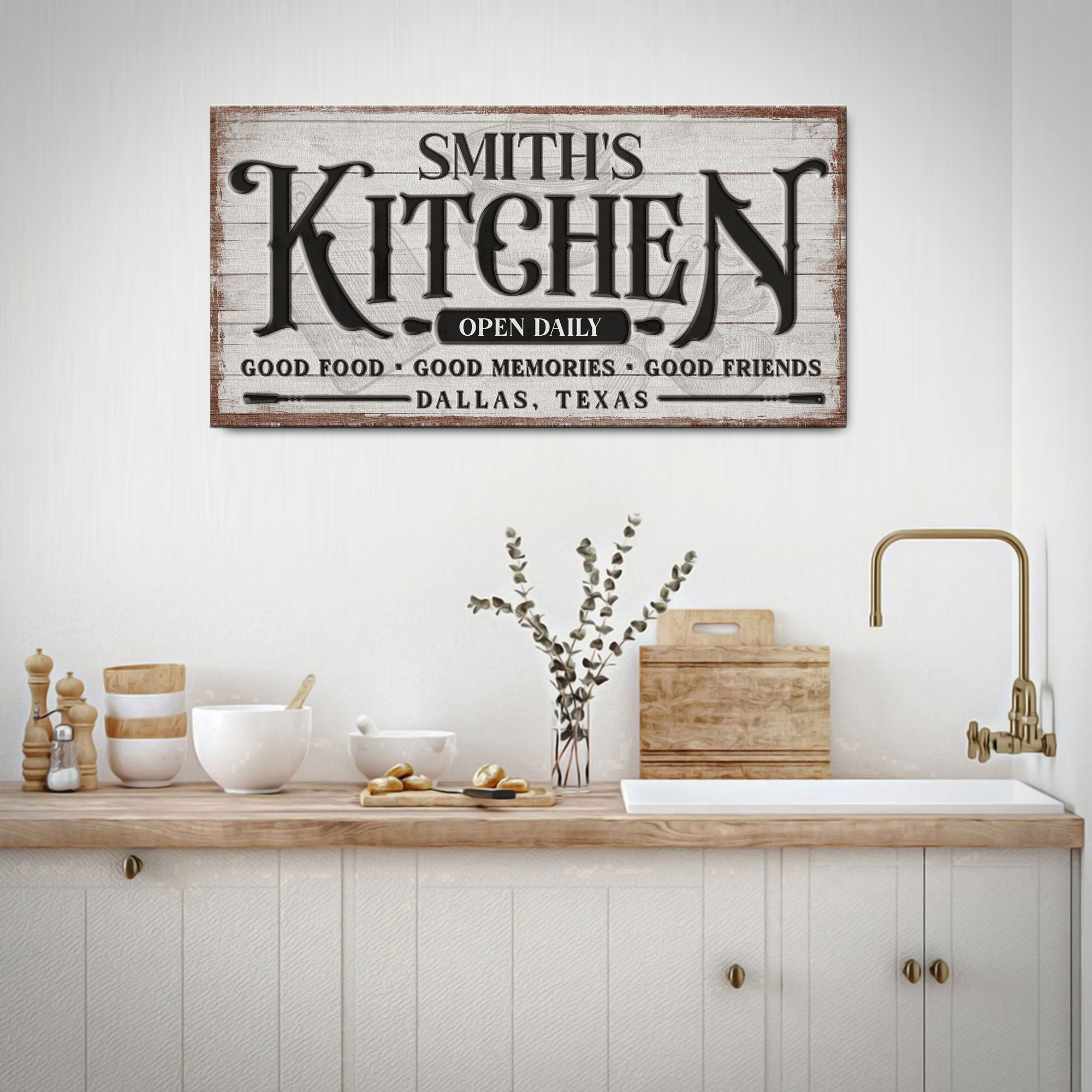 Custom Kitchen Sign on sale at MyriadMart