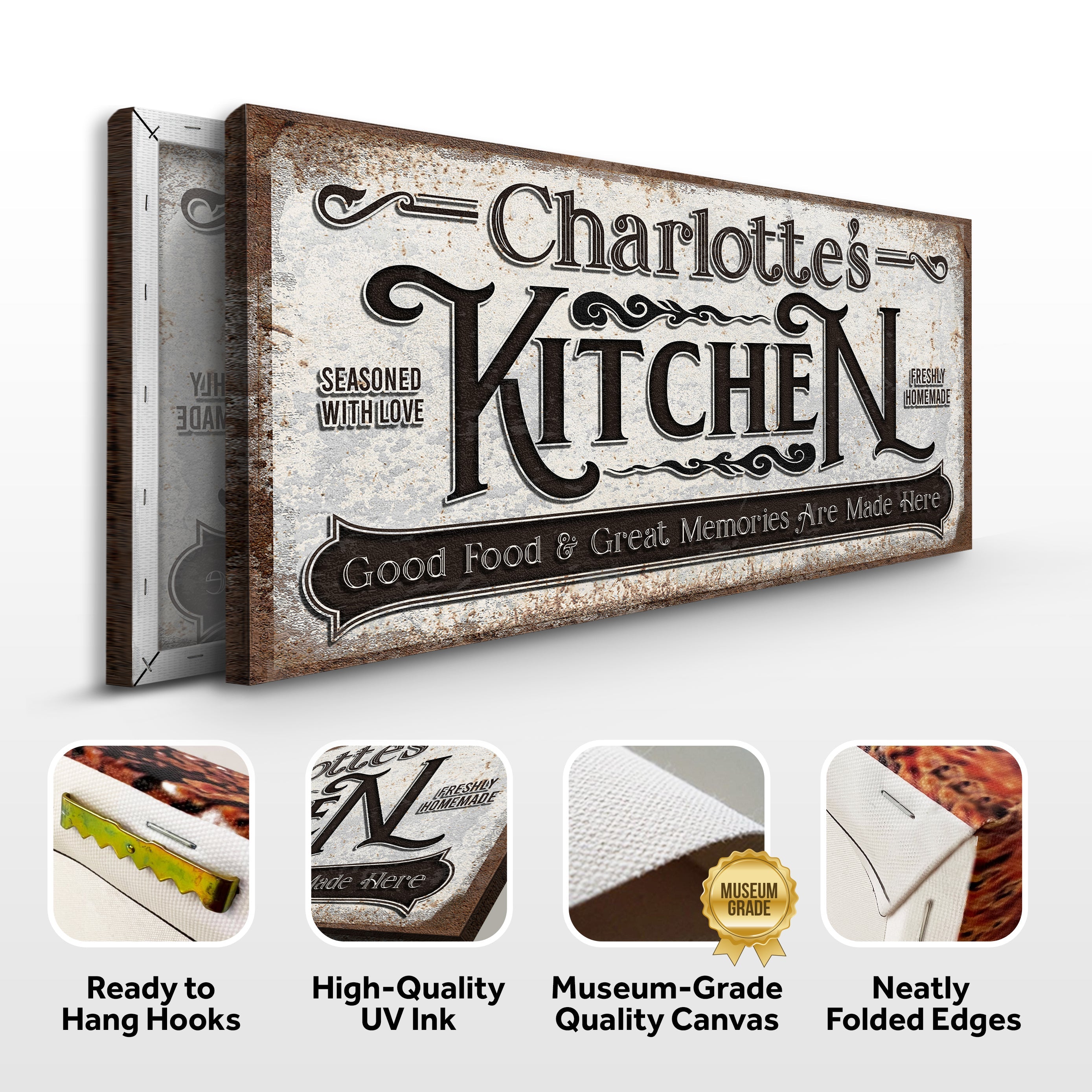 Custom Kitchen Sign II on sale at MyriadMart