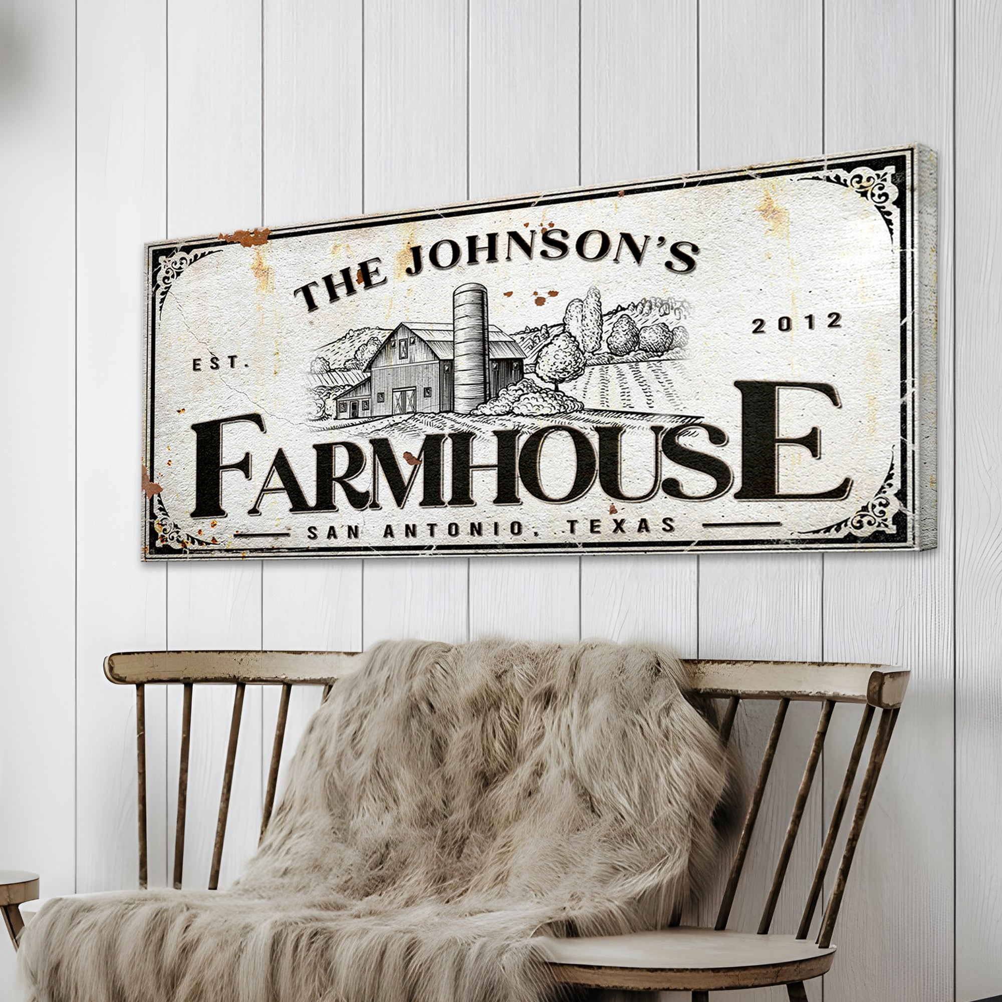 Custom Rustic Farmhouse Sign III on sale at MyriadMart